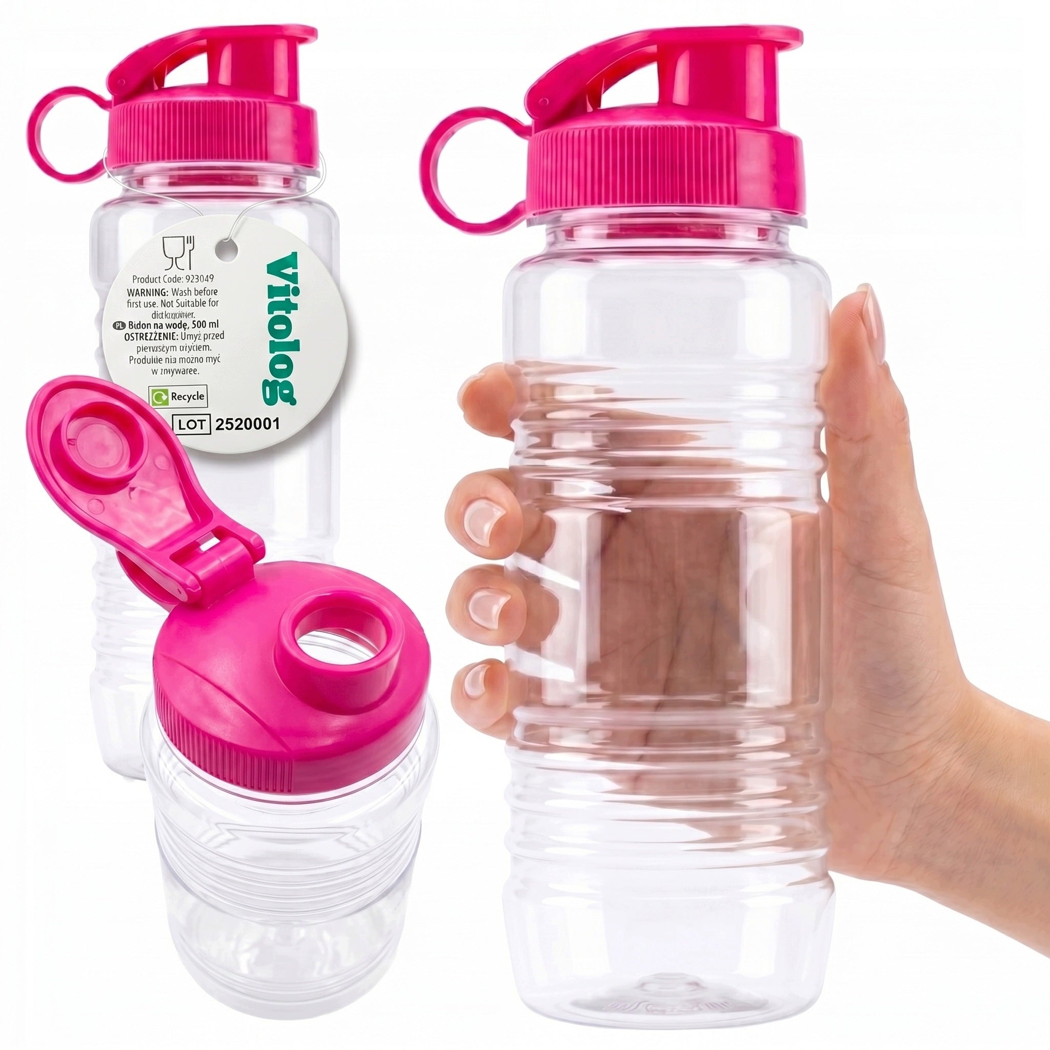 Water Bottle Sports Tourist Sports Bottle for Gym 500ml
