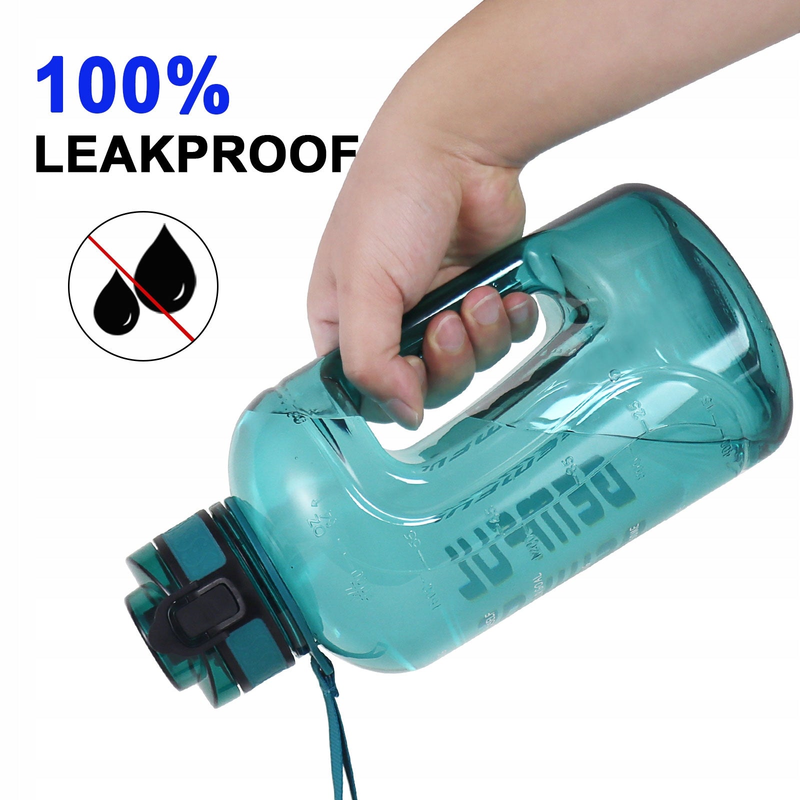 Water Bottles 2L BPA Free Portable for Women Men Manufacturer code GF017