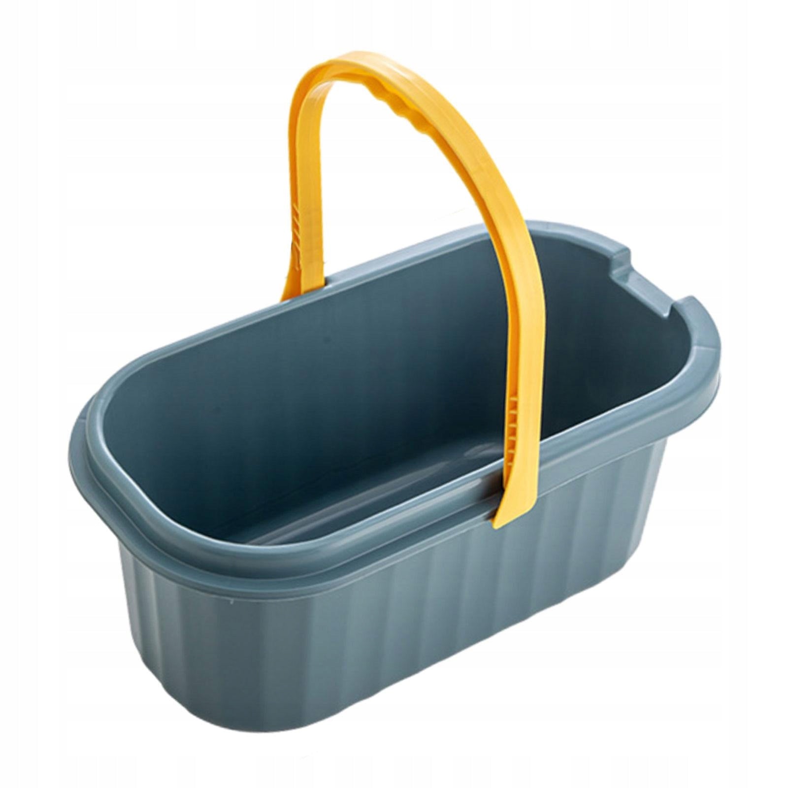 Water Bucket Portable Laundry Bucket Handy Basket Durable S Blue Brand no brand