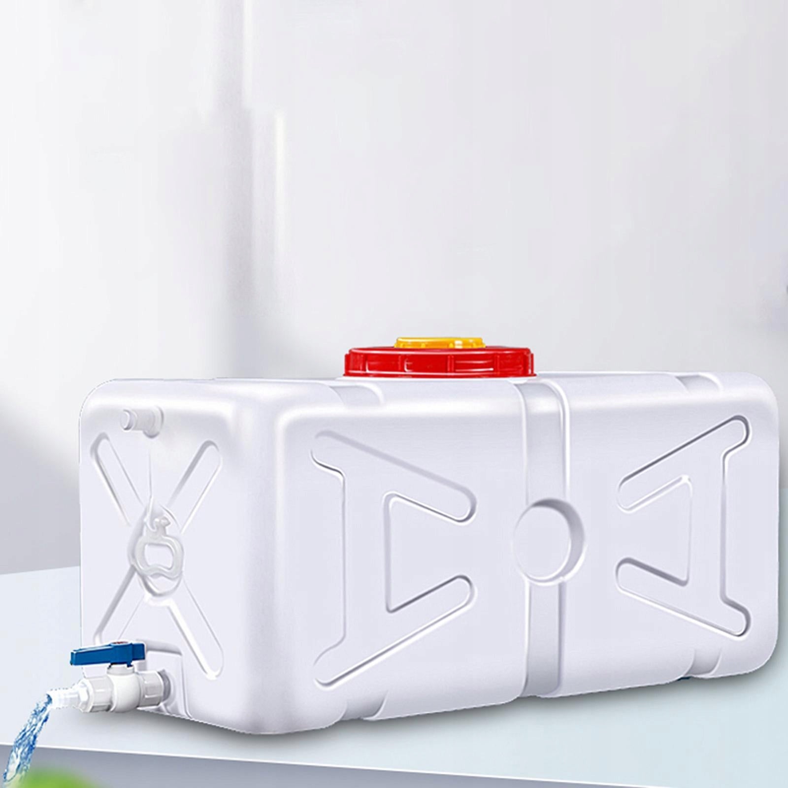 Water Container Kit Multifunctional Rectangular Large 100L Double Lid Volume 1.1 ml