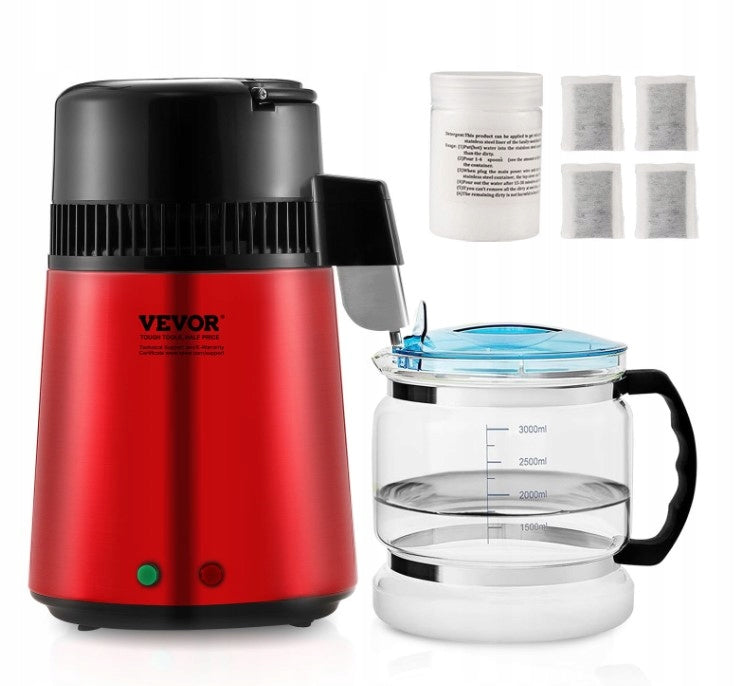 Water Distiller 4L Color: Red Wine