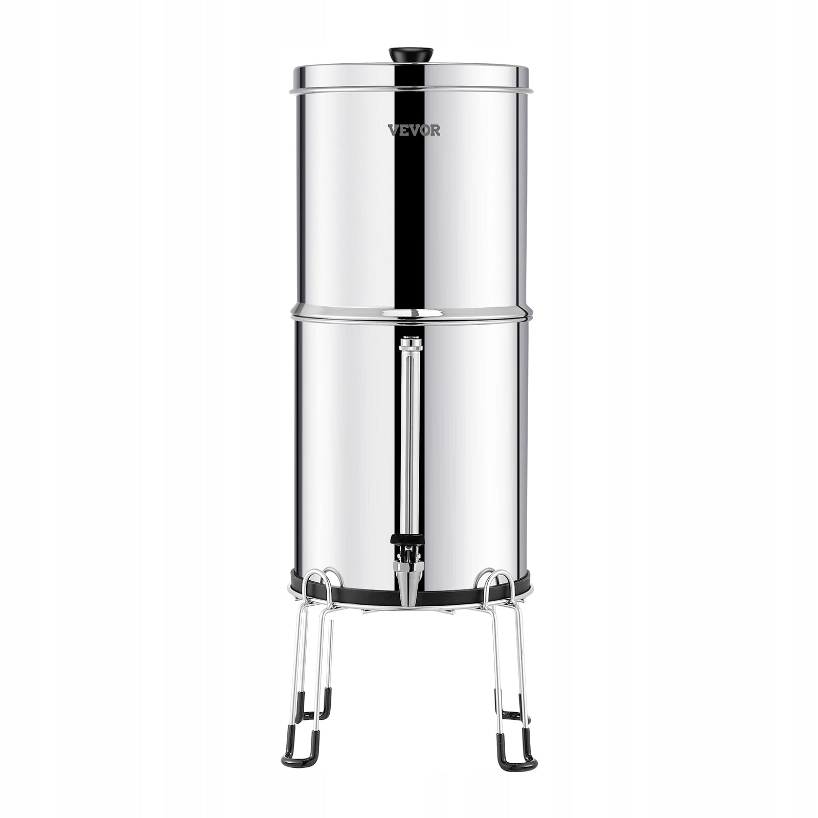 Water Filter Activated Carbon Stainless Steel 7+7,5L 2 Defluorinated Filters Brand no brand