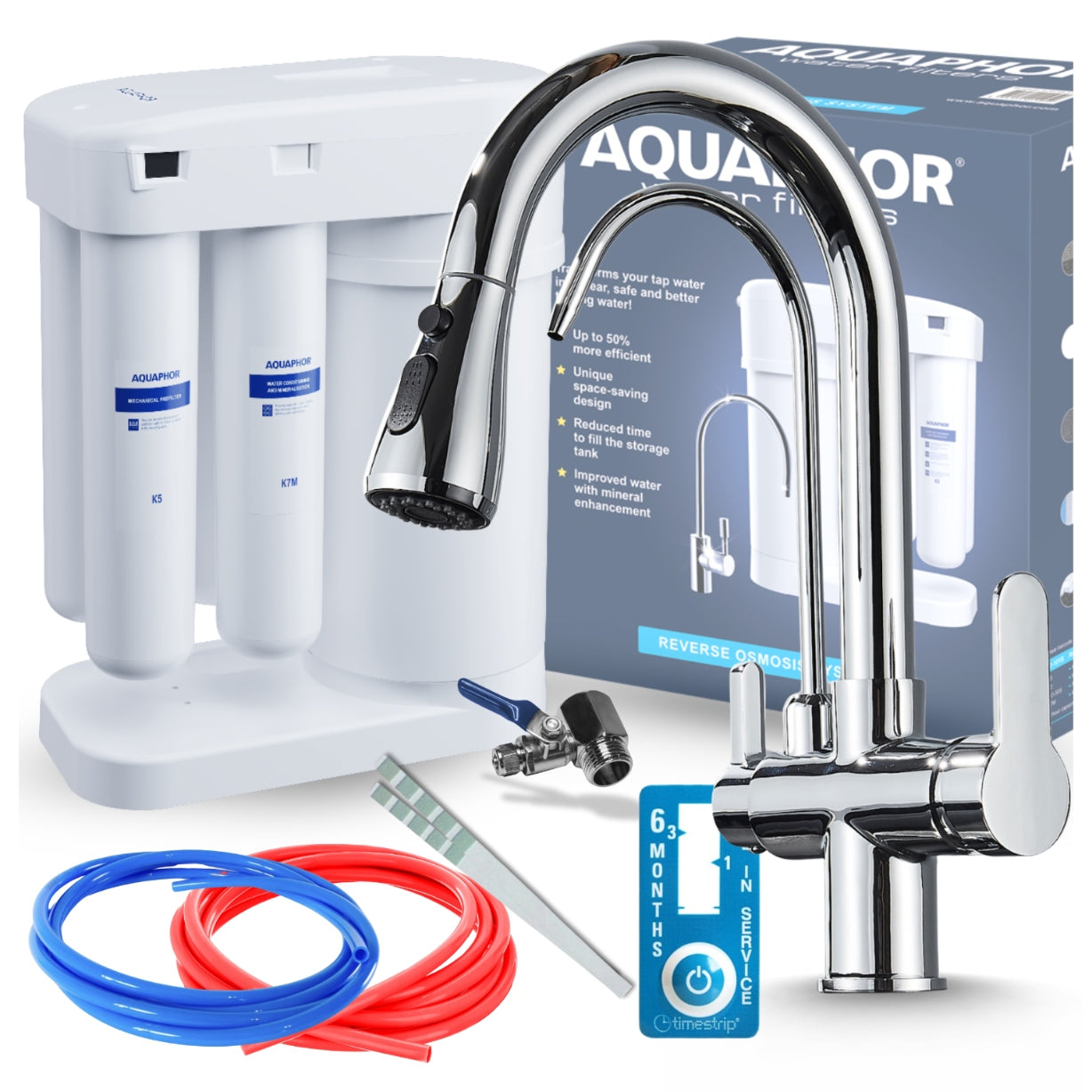Water Filter Aquaphor Morion Kitchen Under Sink Kitchen Faucet SET PZH