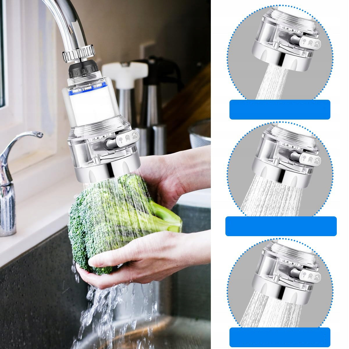 Water Filter For Rotary Faucet Removes Pollutants and Metals + 10 Filters EAN (GTIN) 0737041889164