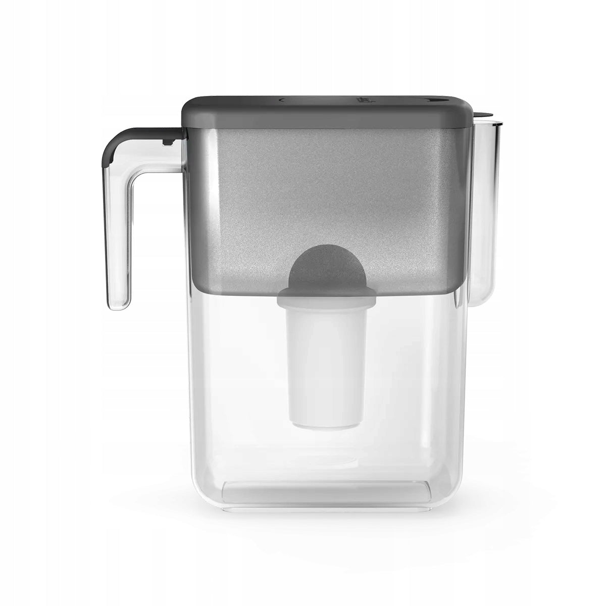 Water Filter Jug Ecosoft Slim Grey 3,5 l with filter cartridge