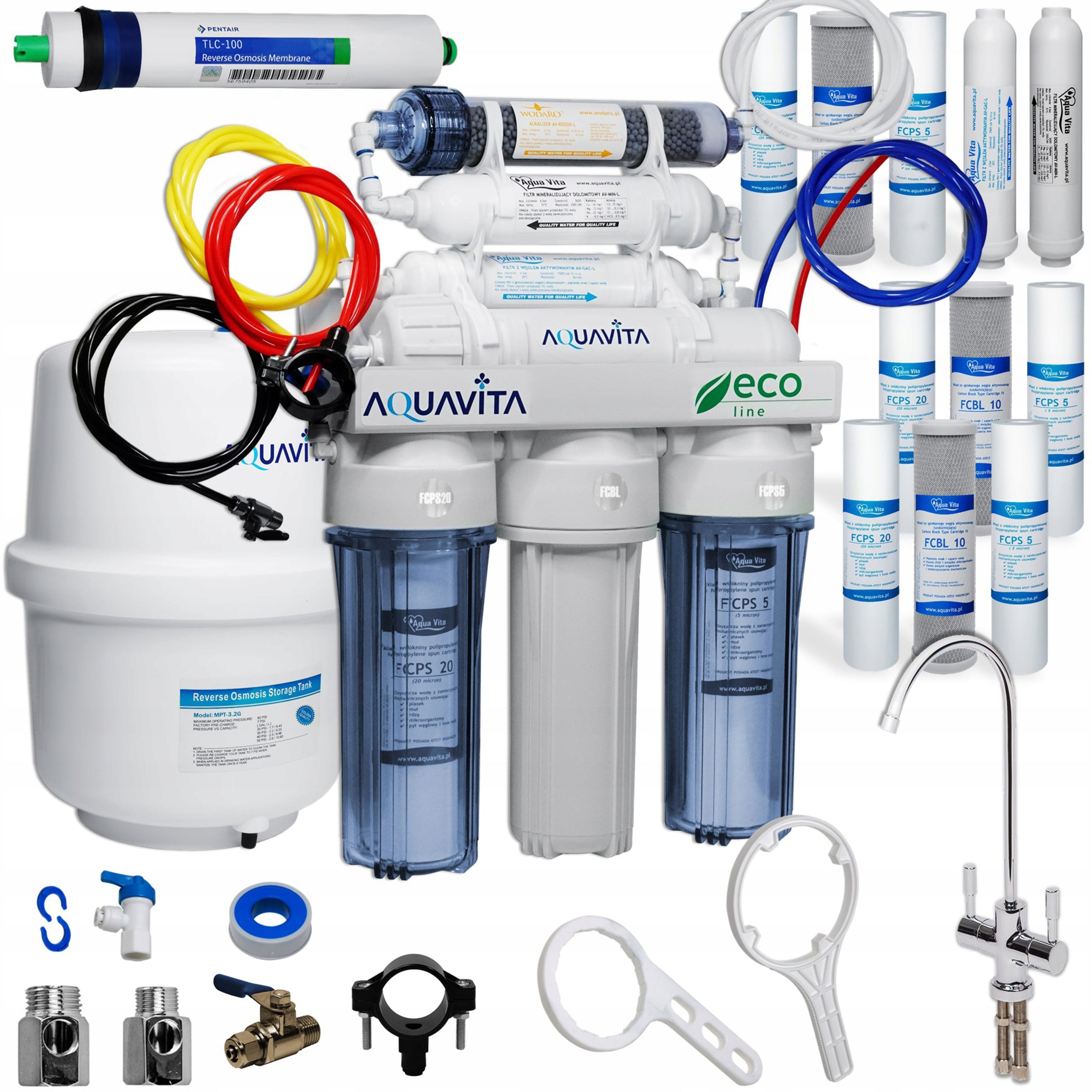 Water Filter RO7 AQUAVITA Reverse Osmosis with Ionizer REDOX -400 OPPORTUNITY!