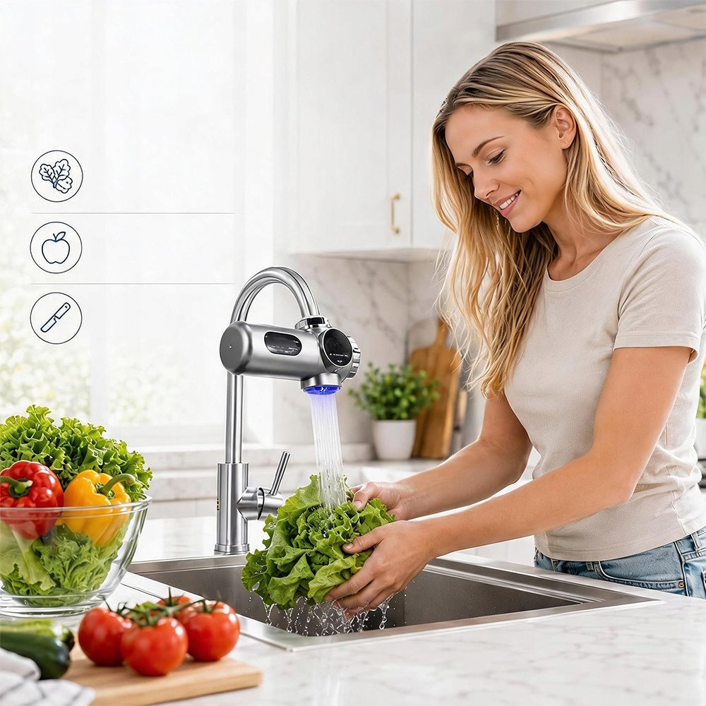 Water Filter Under Kitchen Sink Water Filter For Faucet 6L/Min Removes, LED Screen Packaging status original