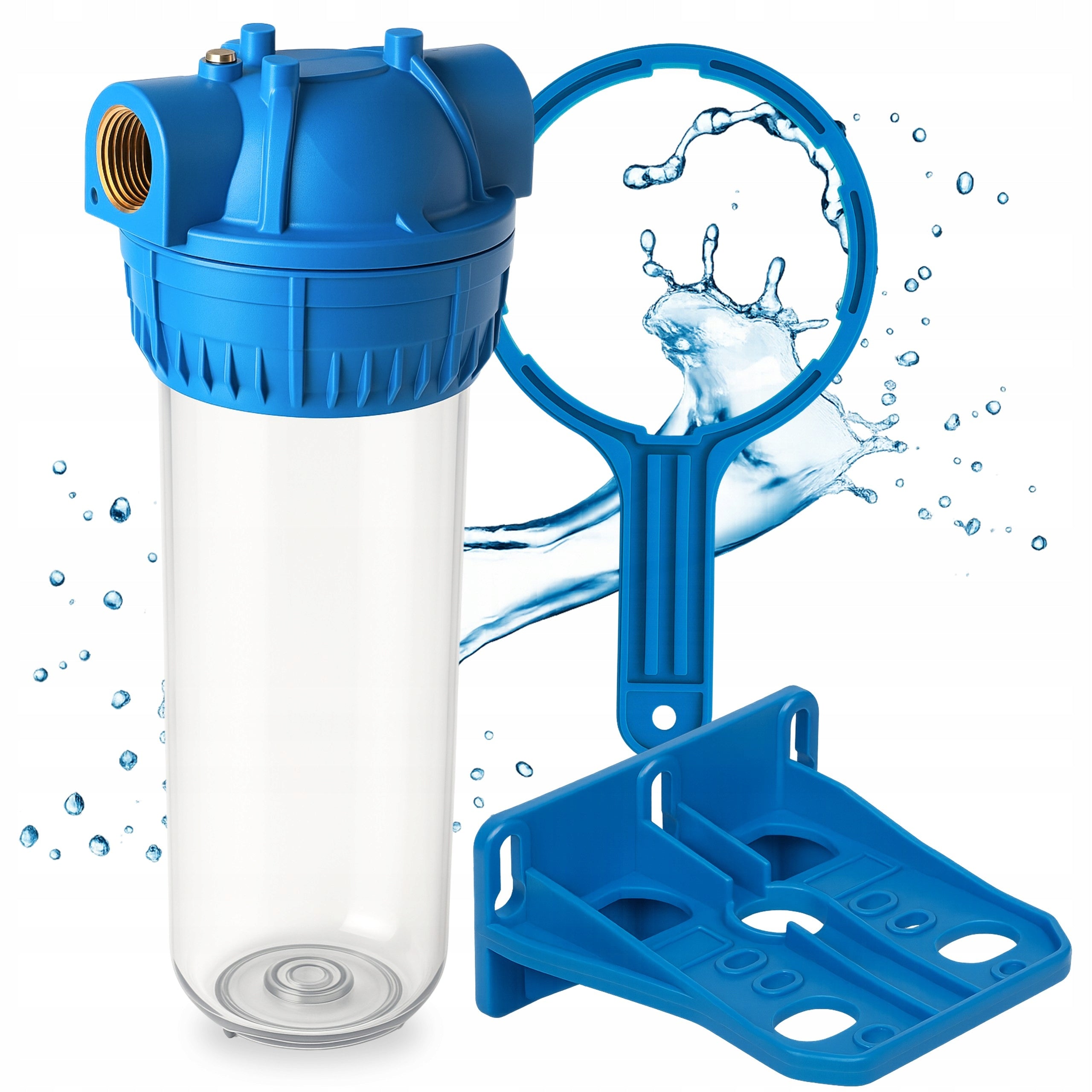 Water Filter WodaRO In-line Set 1" WHOLE HOUSE Foam Cartridge FCPS20 x 3 Packaging status original