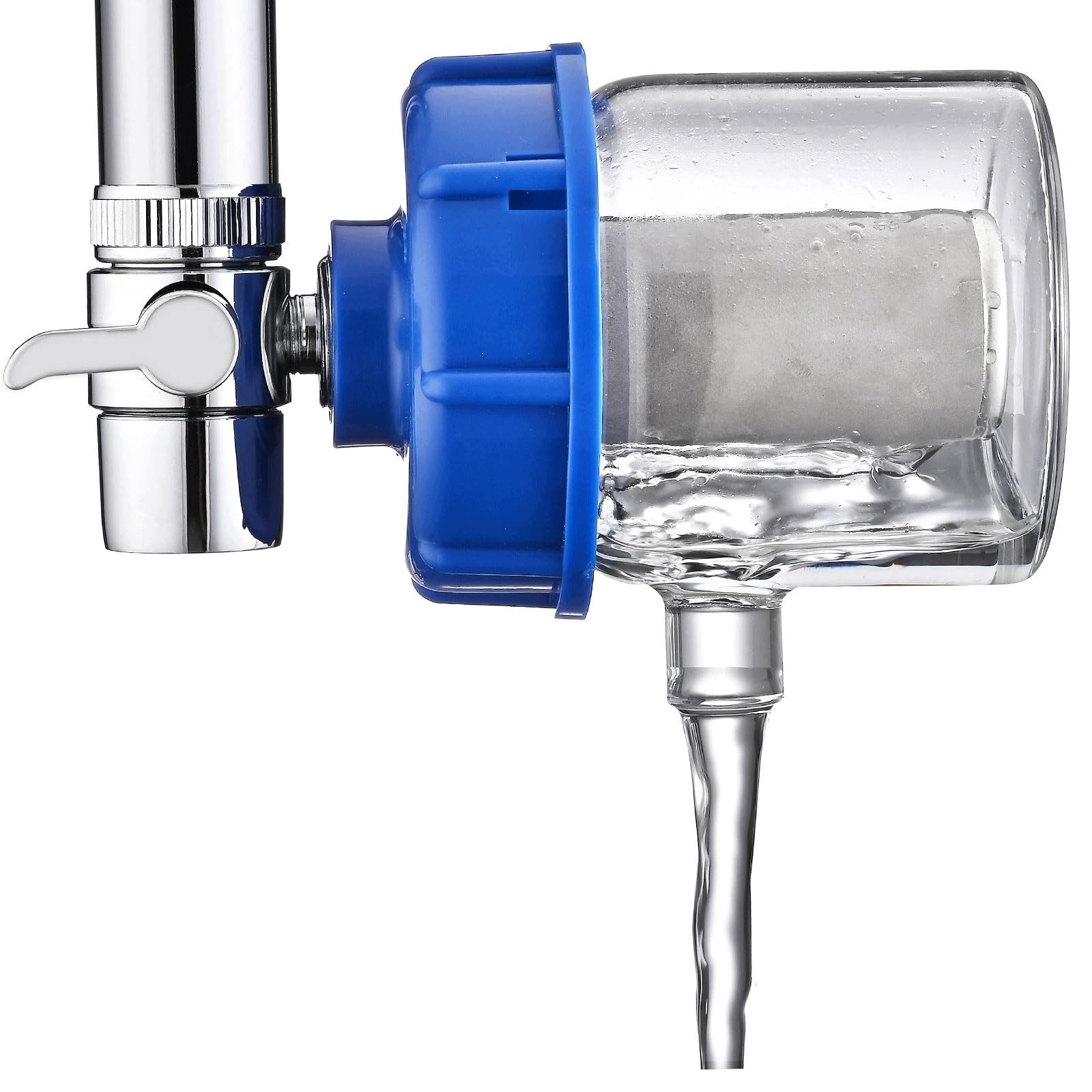 Water Filter for Faucet Earffloz 0,2 Micron Glass M22 M24 with Switch