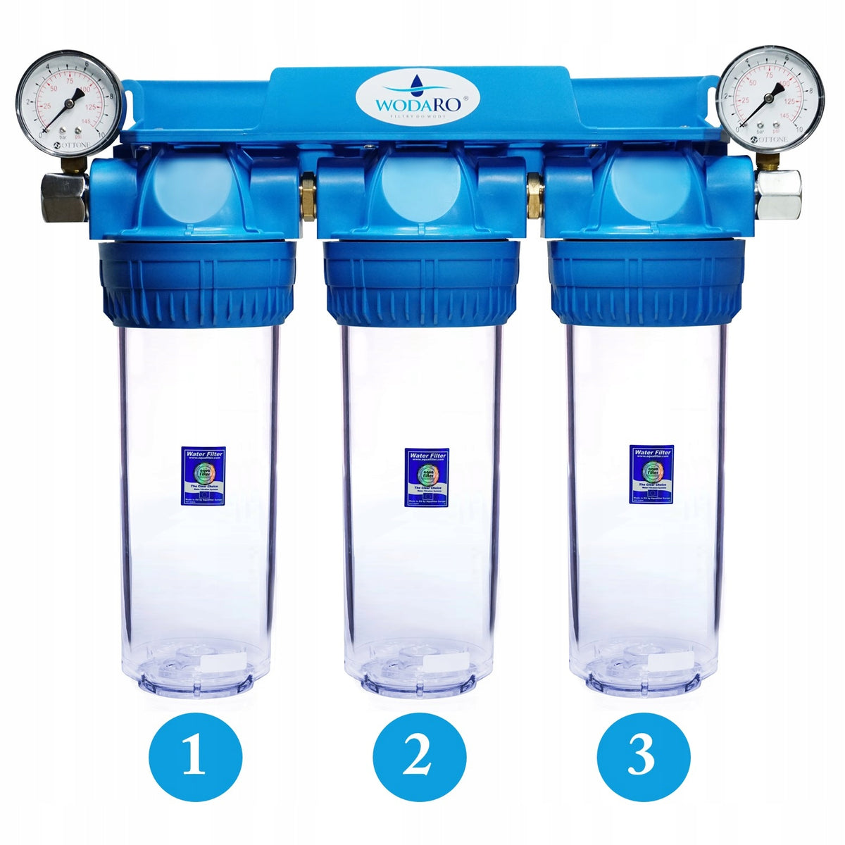 Water Filter for Whole House SOFTENER AQUAFILTER Flow 3/4" Cartridges STOCK Packaging status original