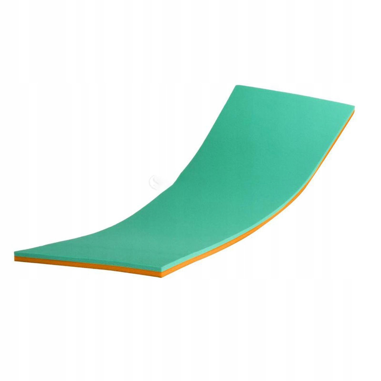 Water Float Mat Float Raft Drifting Mattress 110cmx40cmx2.2cm Green Orange EAN (GTIN) 0794373278356
