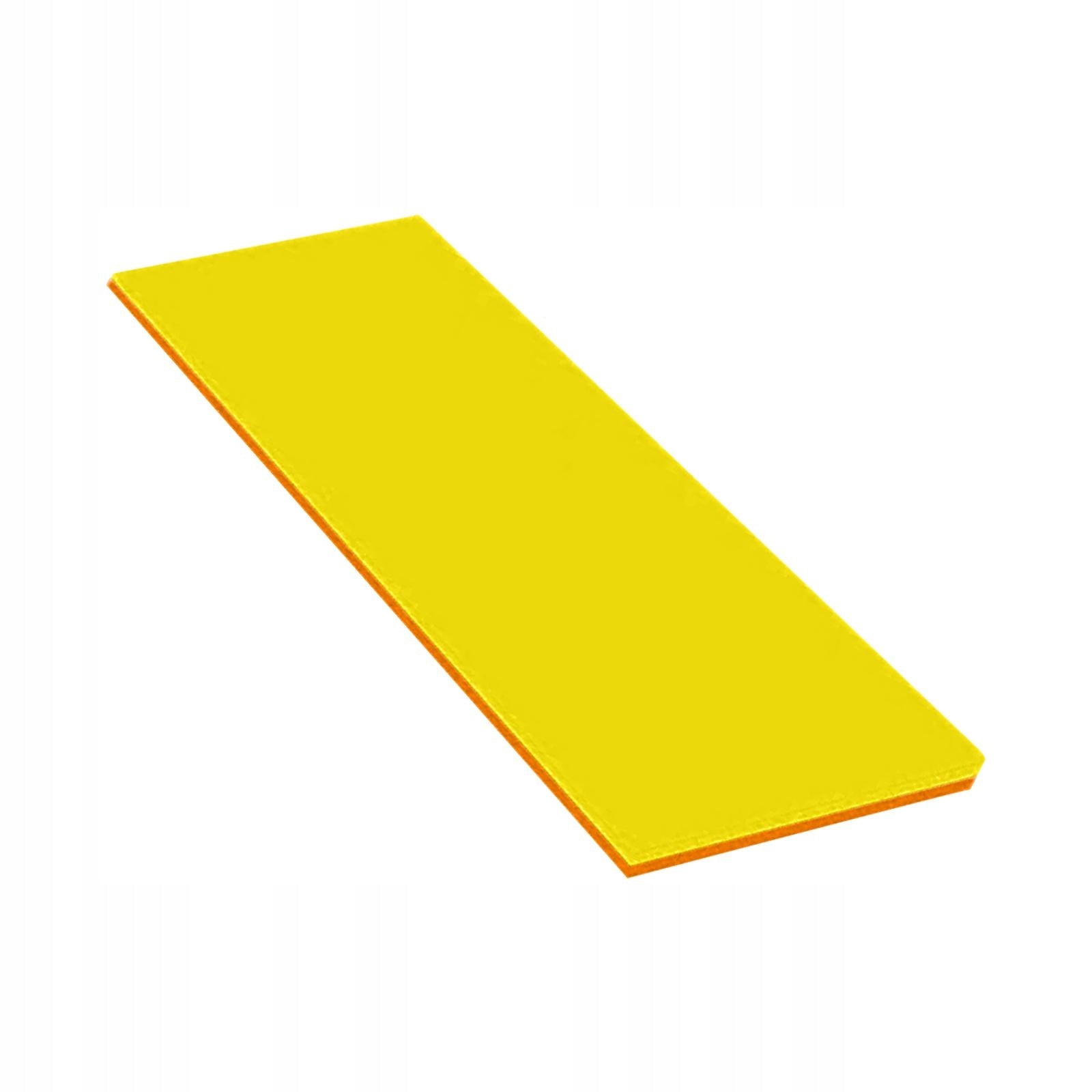 Water Floating Mat Lounge Mattress Funny Tear Resistant High yellow orange Packaging status original