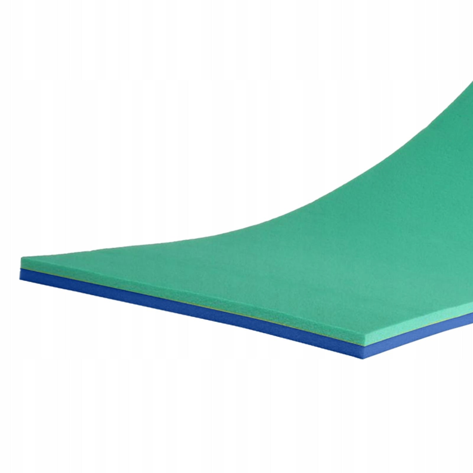 Water Floating Mat Lounge Mattress Water Mat Foam Floating Pad Green Blue Model Water Floating Mat