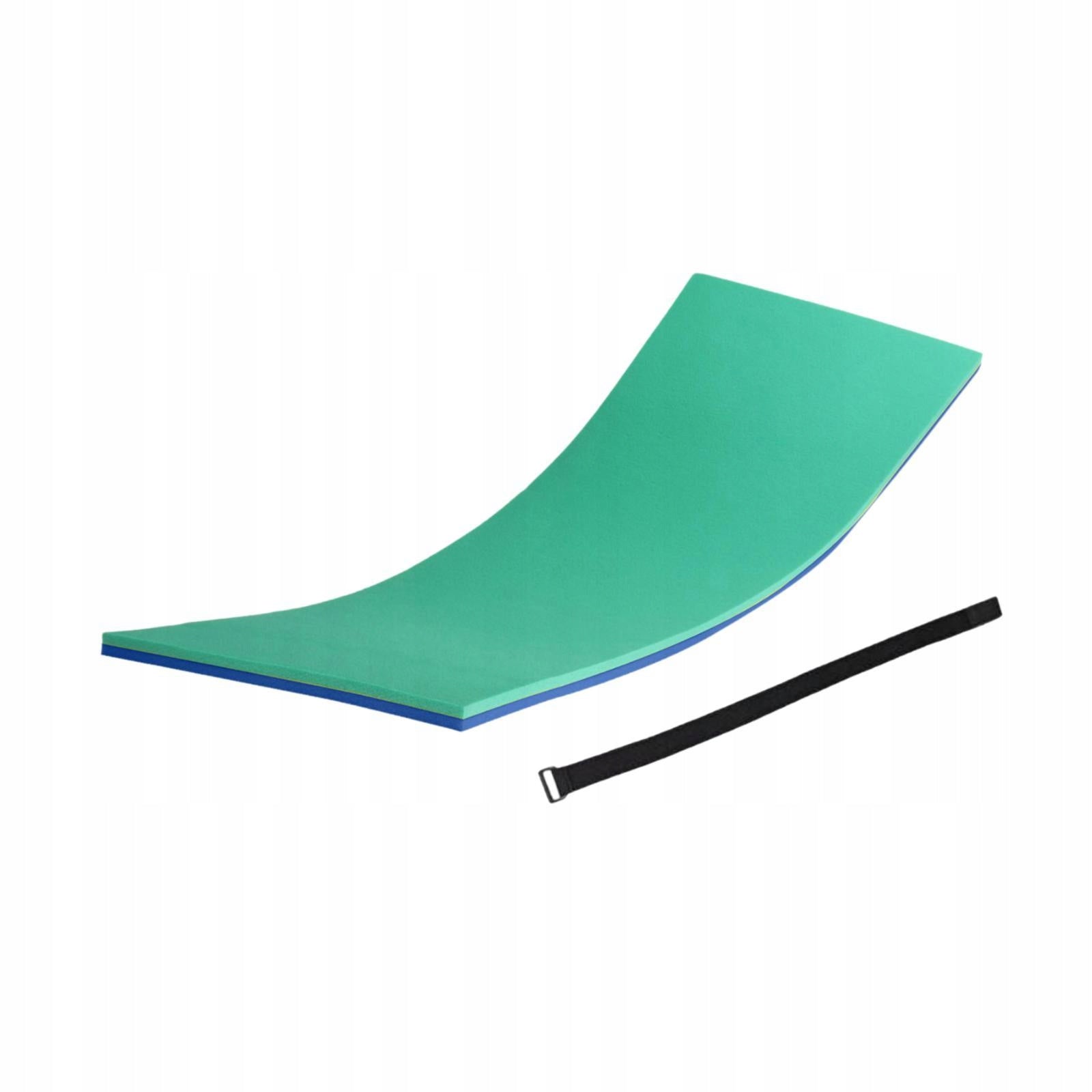 Water Floating Mat Lounge Mattress Water Mat Foam Floating Pad Green Blue Product weight with unit packaging 0.678 kg