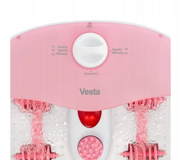 Water Foot Massager Vesta EFM02 5 Vibration Bubble Acupressure 450W Brand no brand