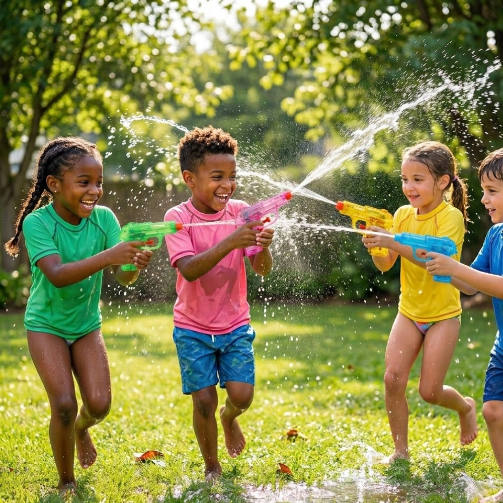 Water Gun 4 Pieces Included Colorful - Toy Water Gun Manufacturer code 8718964276462