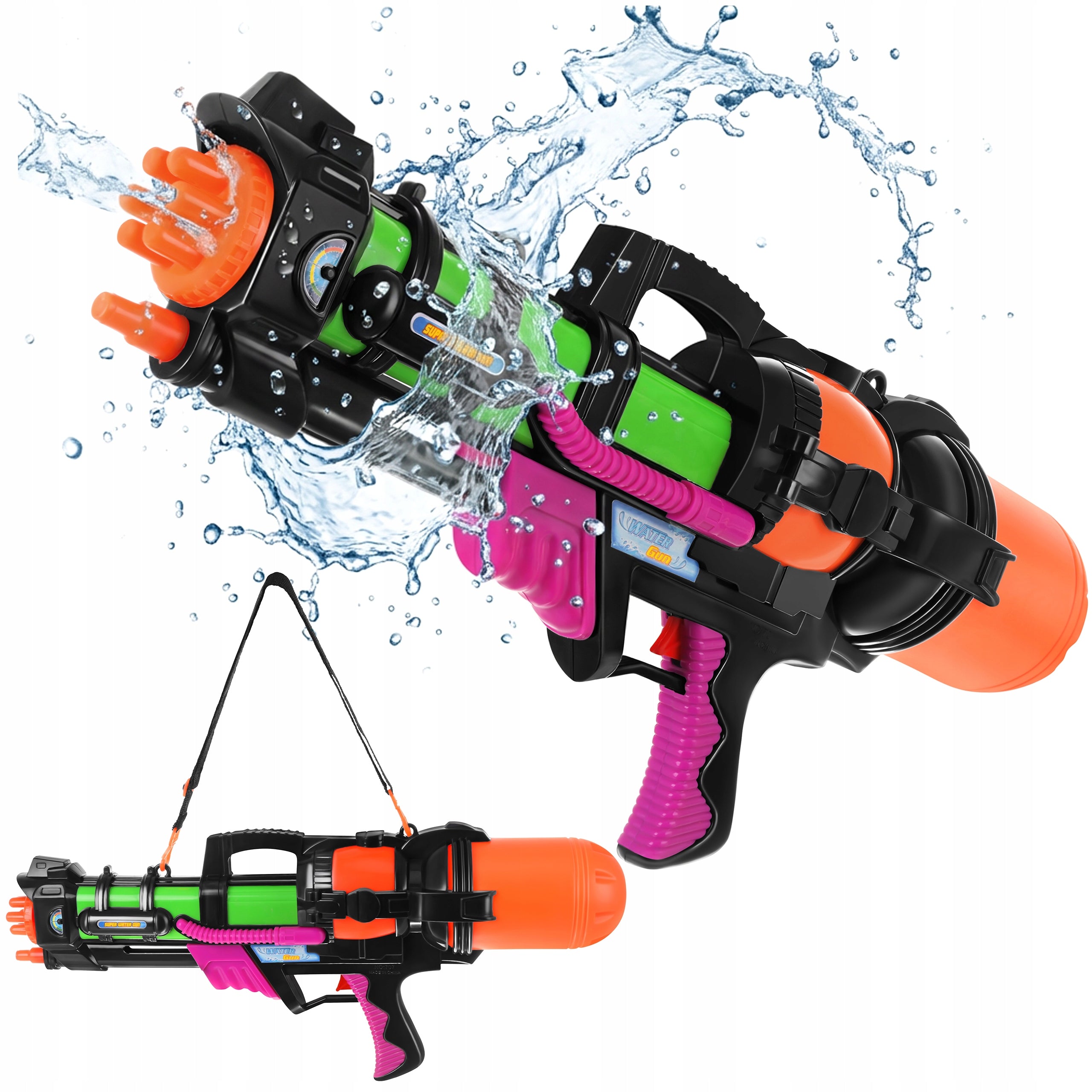Water Gun Automatic Rifle for Kids Launcher 60cm Range 6m