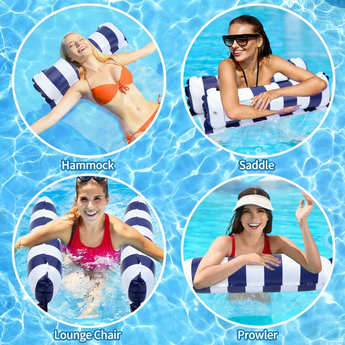 Water Hammock Swimming Mattress Inflatable For Beach Pool Floating Chair Manufacturer code 4059005248593