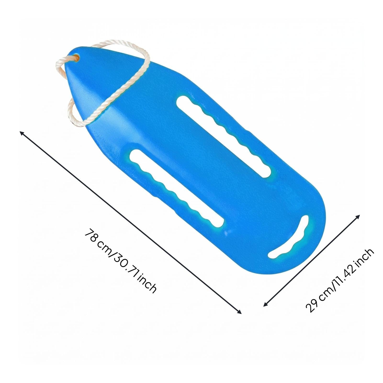 Water Incident Response Buoys Board Dense Polyethylene Life Blue 78-29-16cm Brand no brand