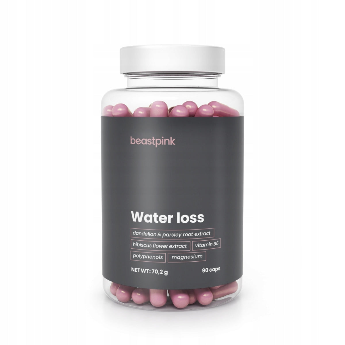 Water Loss - BeastPink Dandelion Root Extract 4:1 GymBeam Packaging status original