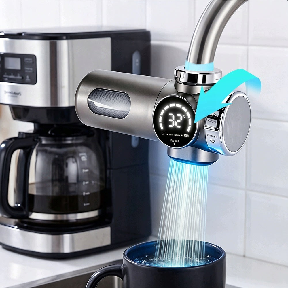 Water Purifier Faucet Filter Removes Pollutants and Metals 4 Nut Packaging status original