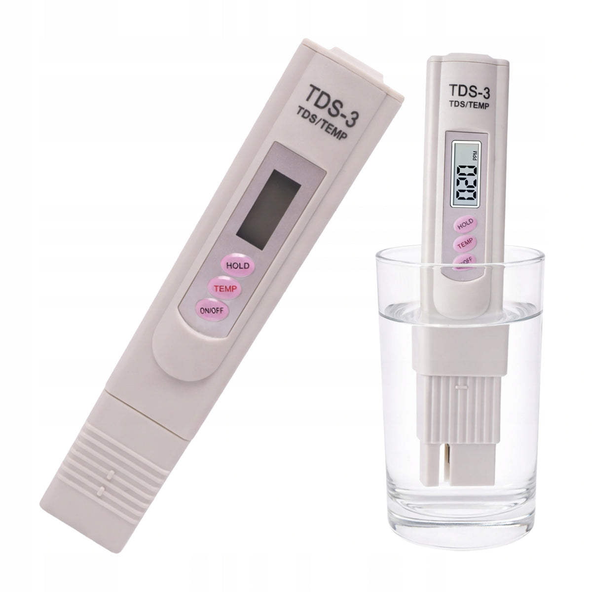 Water Quality Tester with Thermometer TDS-3 Liquid Purity Meter PPM Brand ABC