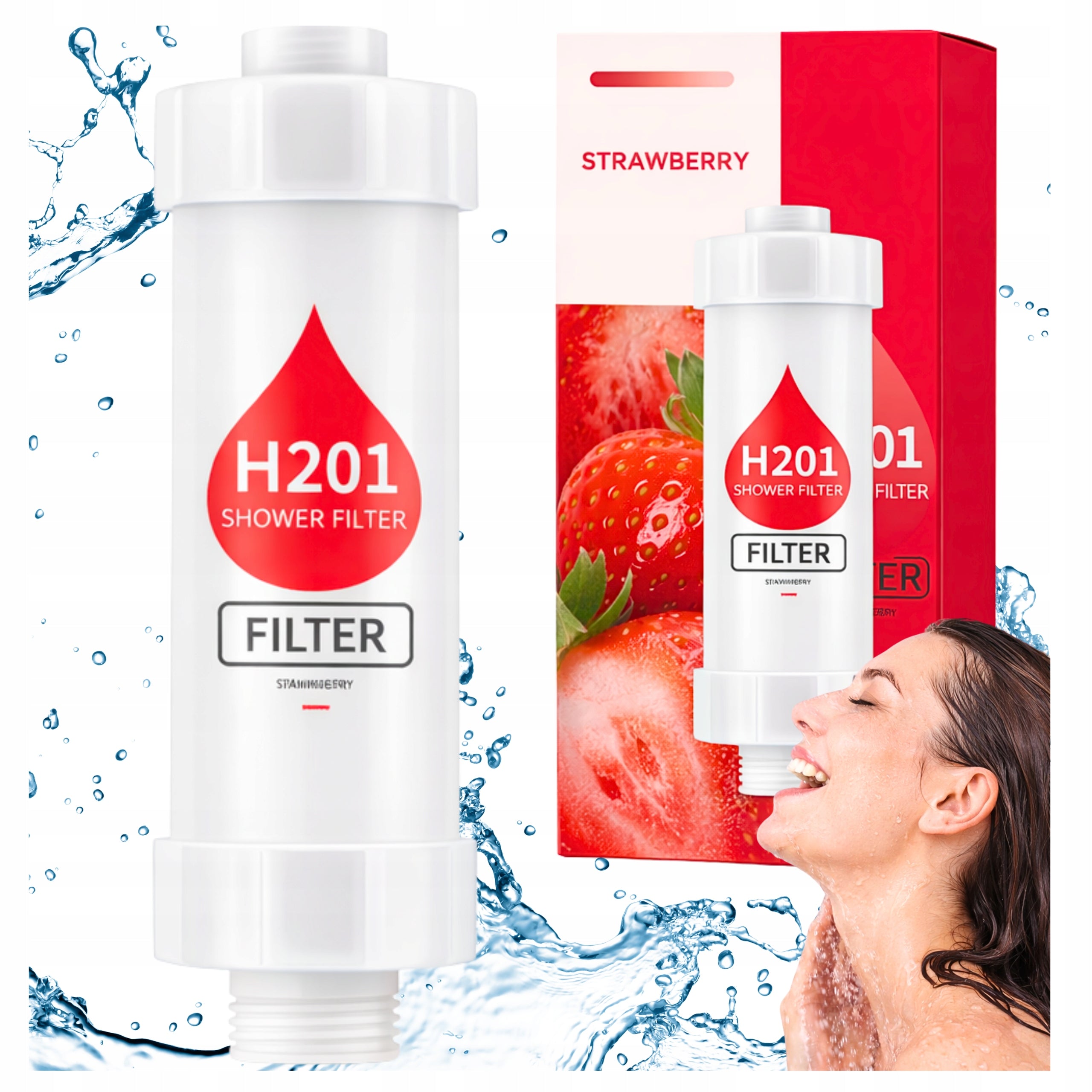 Water Scent Filter Shower Head Tap Home Aromatherapy Packaging status original