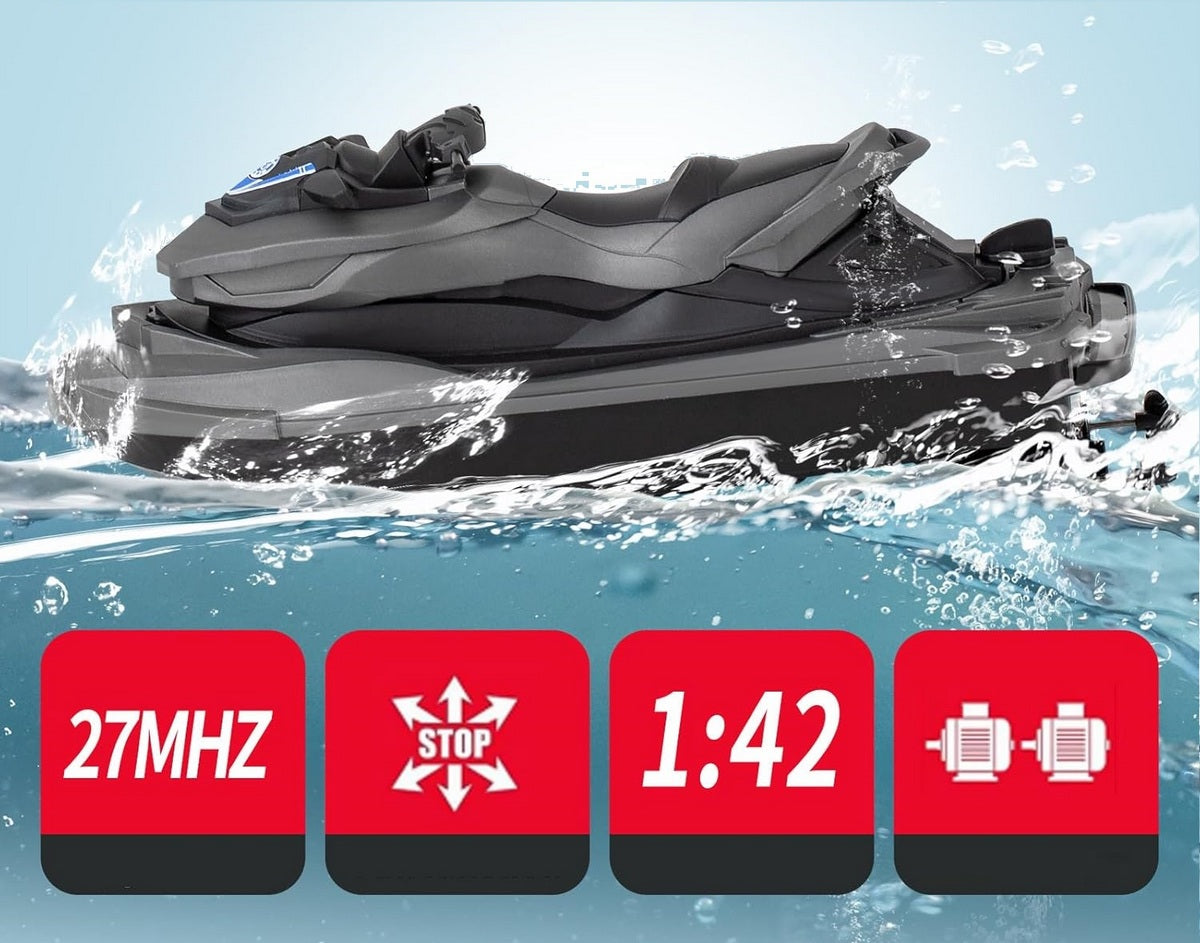 Water Scooter Controlled MOTORBOAT BOAT REMOTE CONTROLLED RC Batteries included no