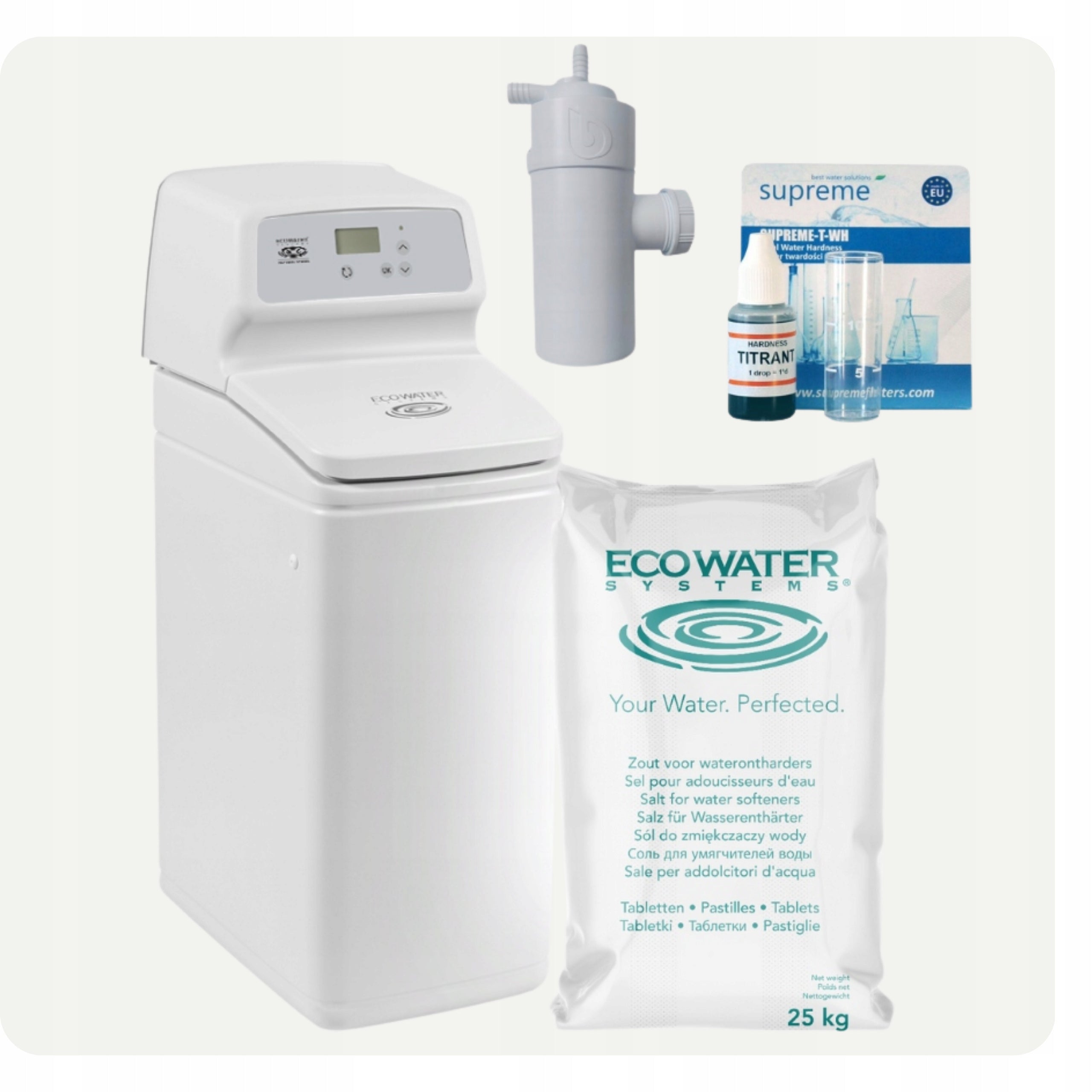 Water Softener ECOWATER COMFORT+ 300 Water Treatment Station for 3-4 people Packaging status original