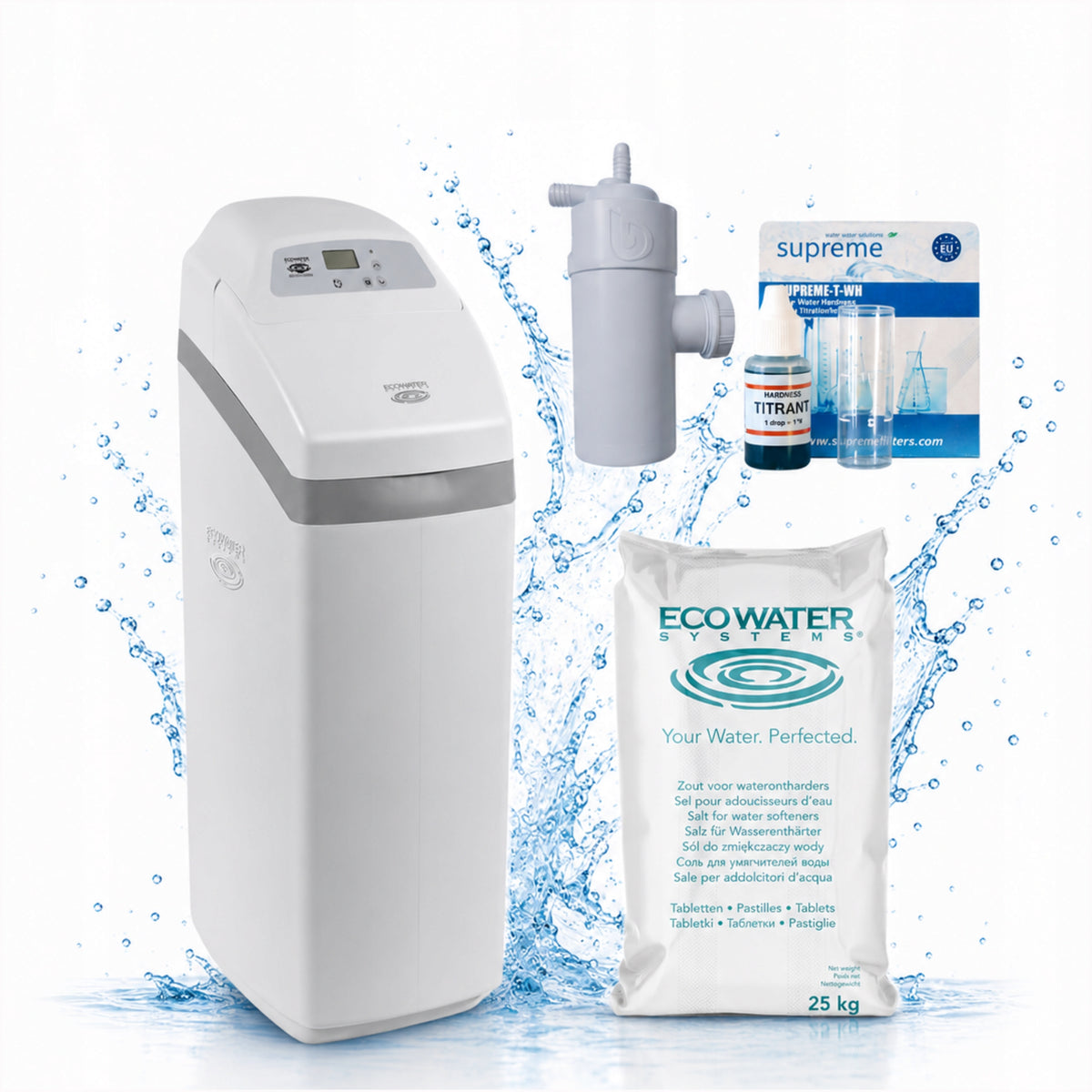 Water Softener ECOWATER COMFORT+ 500 Water Treatment Station for 4-7 People