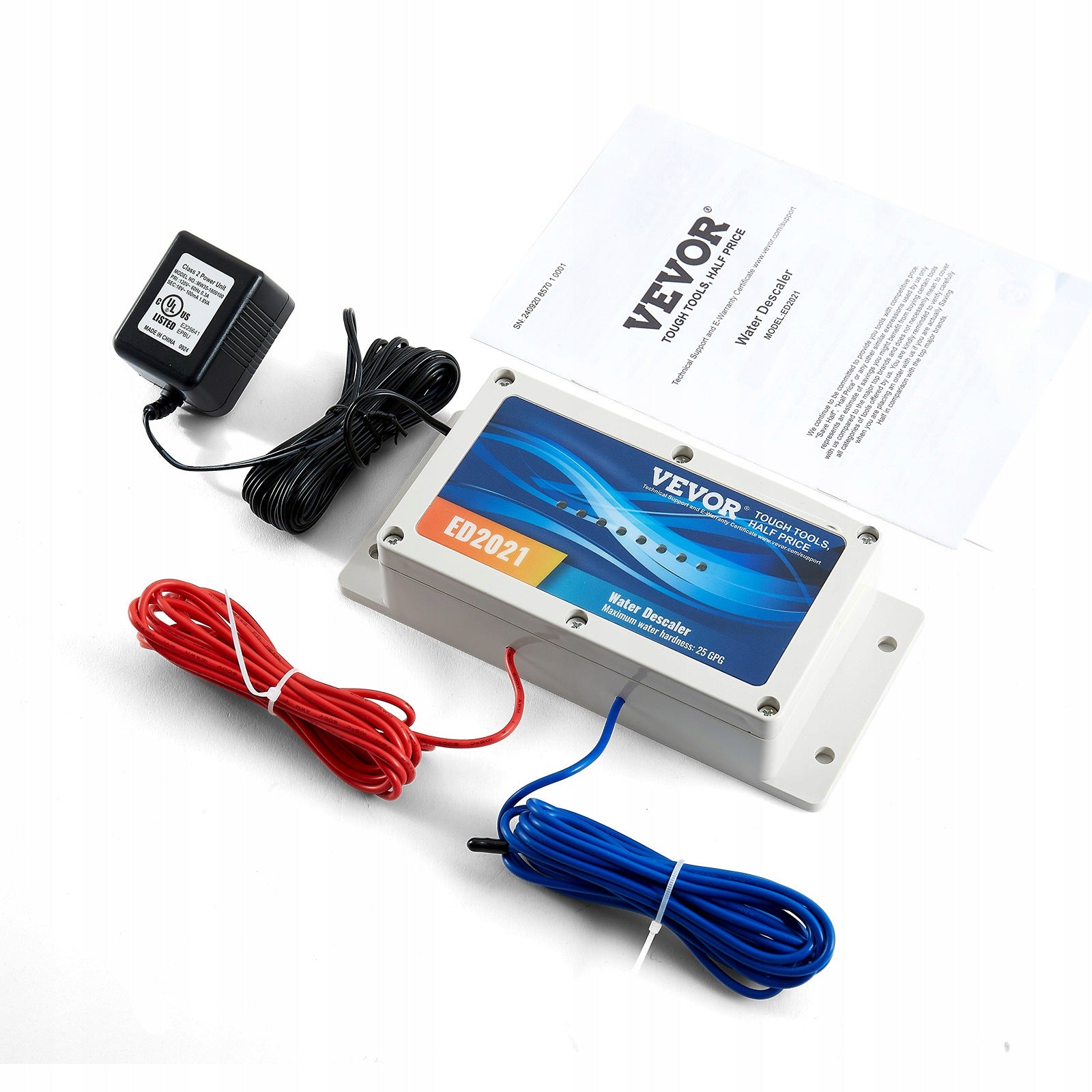 Water Softener Electronic 1,8W Saltless Descaler For Whole House