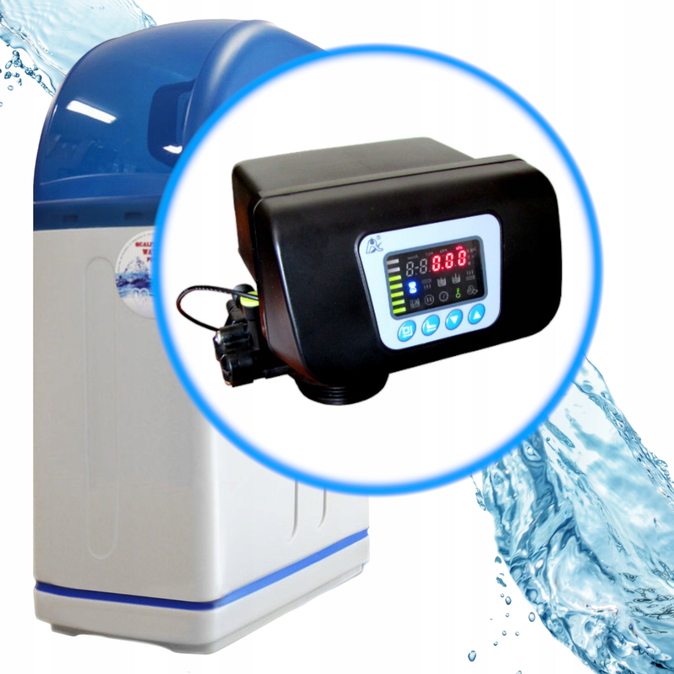 Water Softener SLIM RX10 Compact for Apartment 1-3 OS. Treatment Station Manufacturer code RX SLIM 10
