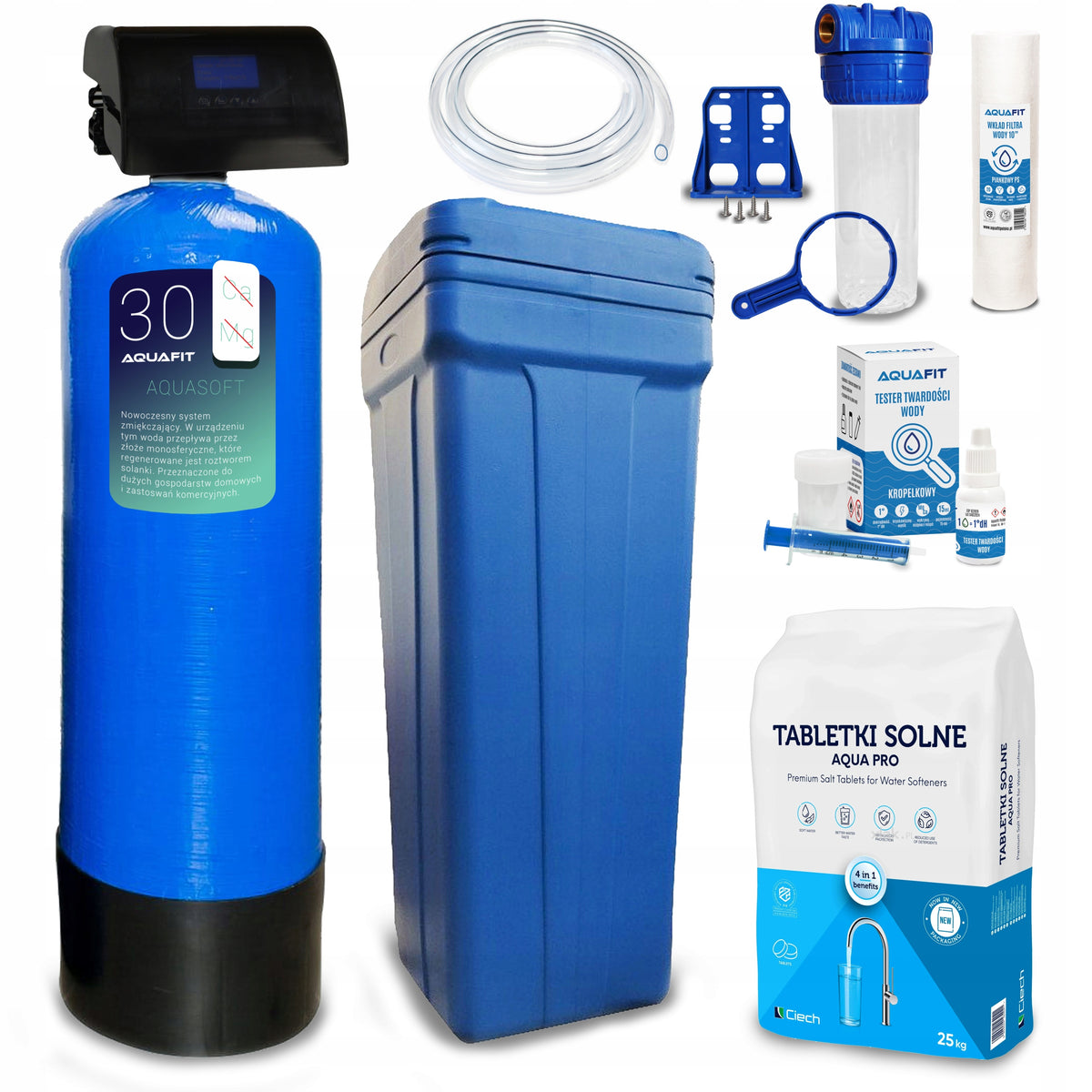Water Softener for Home AQUAFIT Aquasoft 30 Water Treatment Station 2-el.