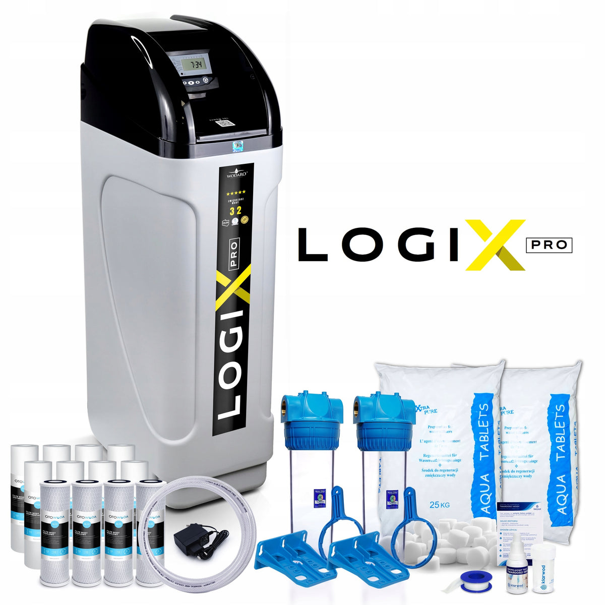 Water Softener for Home LOGIX PRO 32 Water Treatment Station PROGRAMMING Packaging status original