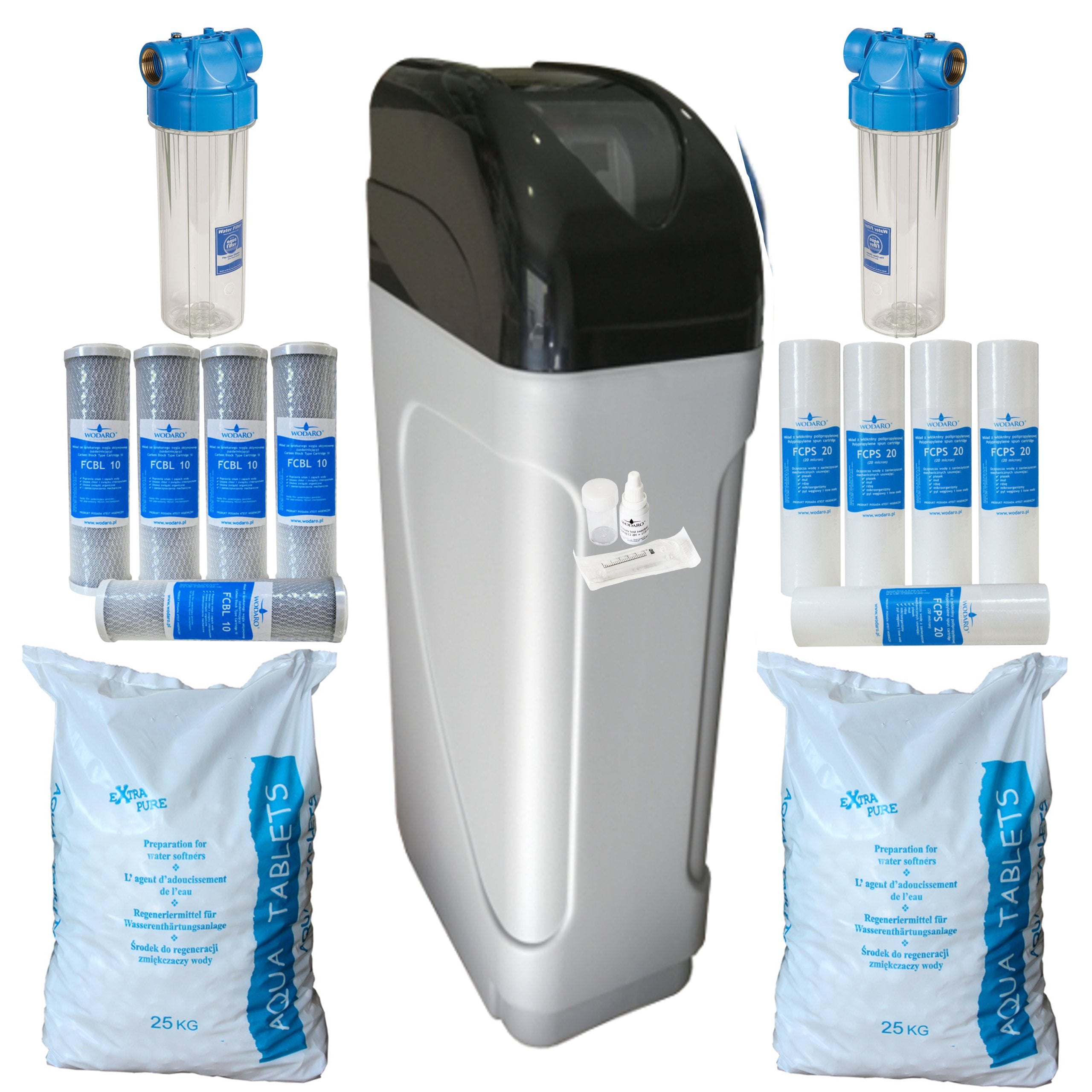 Water Softener wodaRO CLACK PALLAS 30 with monospheric resin for 4-8 people