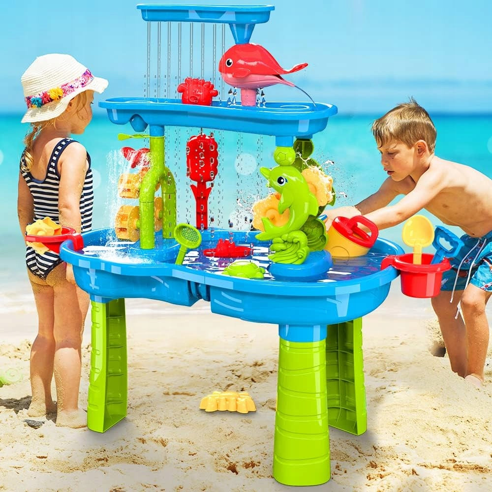 Water Table Sandbox Water Sand Toys Bucket Children Garden Track Brand no brand