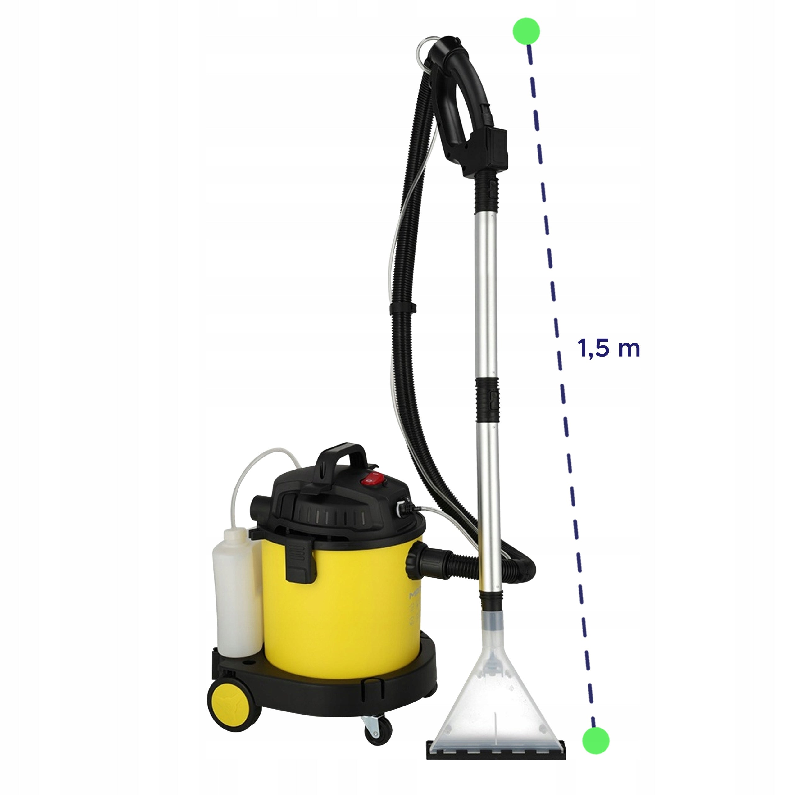 Water Washing Vacuum Cleaner Carpet Washing Blower Function MPM MOD-80 20L Power 1200 W