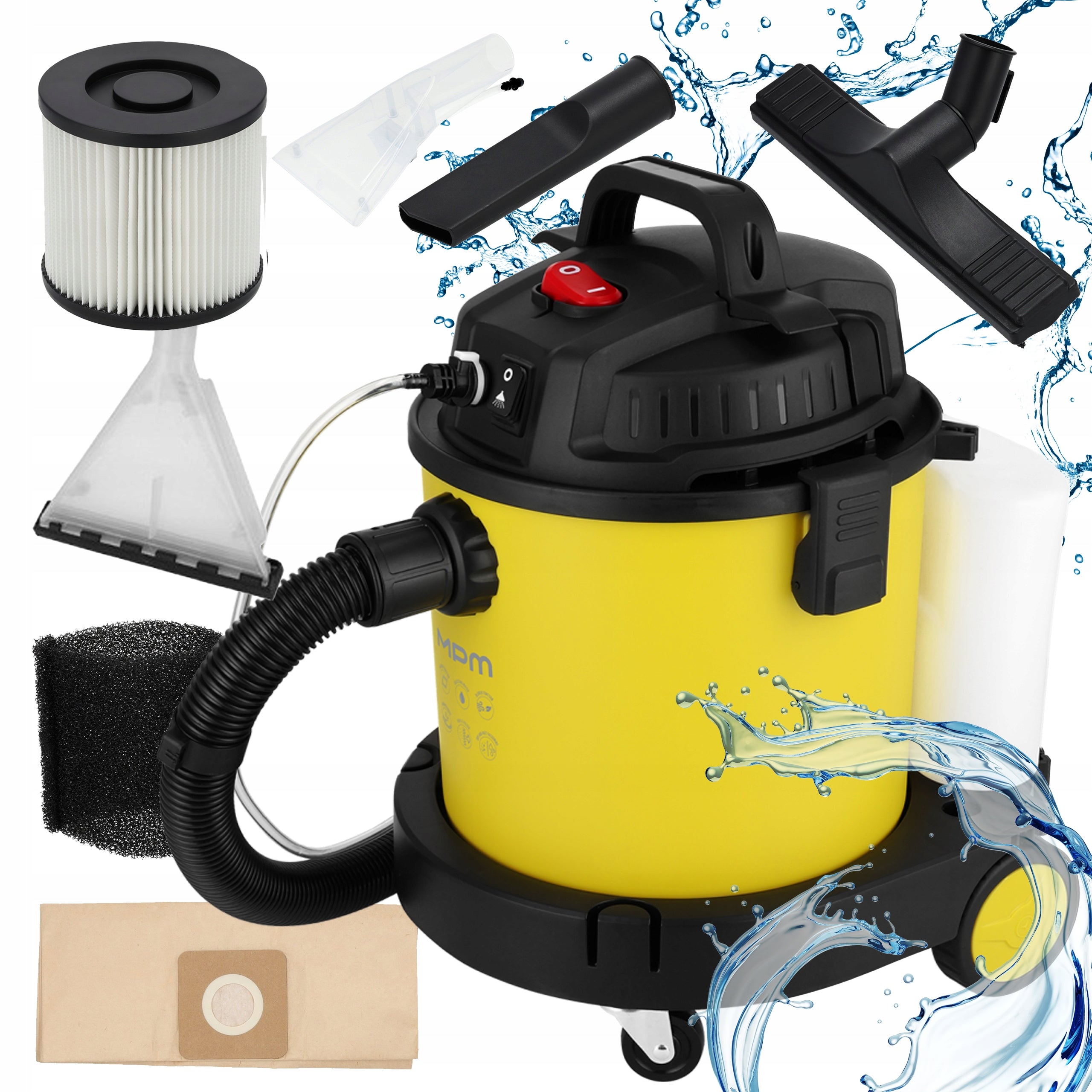 Water Washing Vacuum Cleaner Carpet Washing Blower Function MPM MOD-80 20L