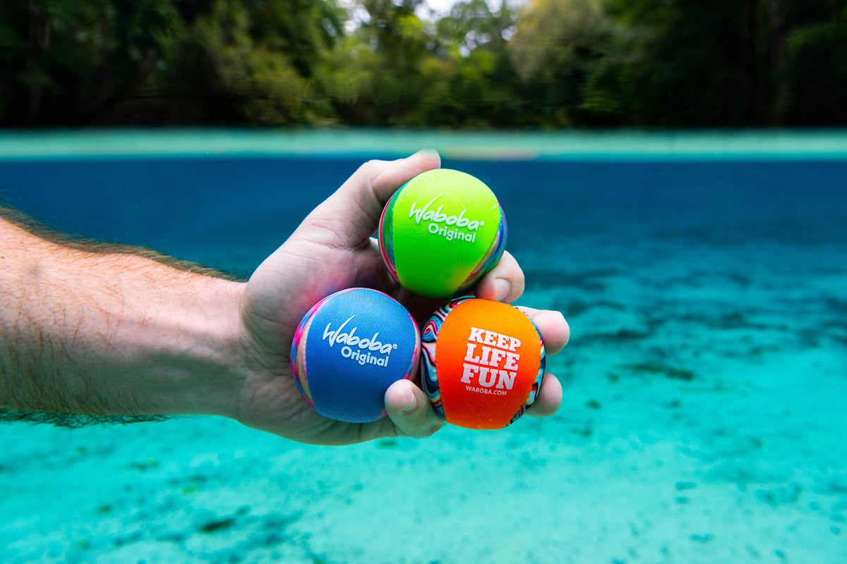 Water ball Waboba Original reflecting from water multicolored Brand Waboba
