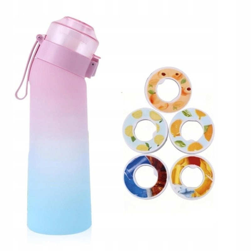Water bottle 650ml gradient pink Seasoning water bottle -5pcs