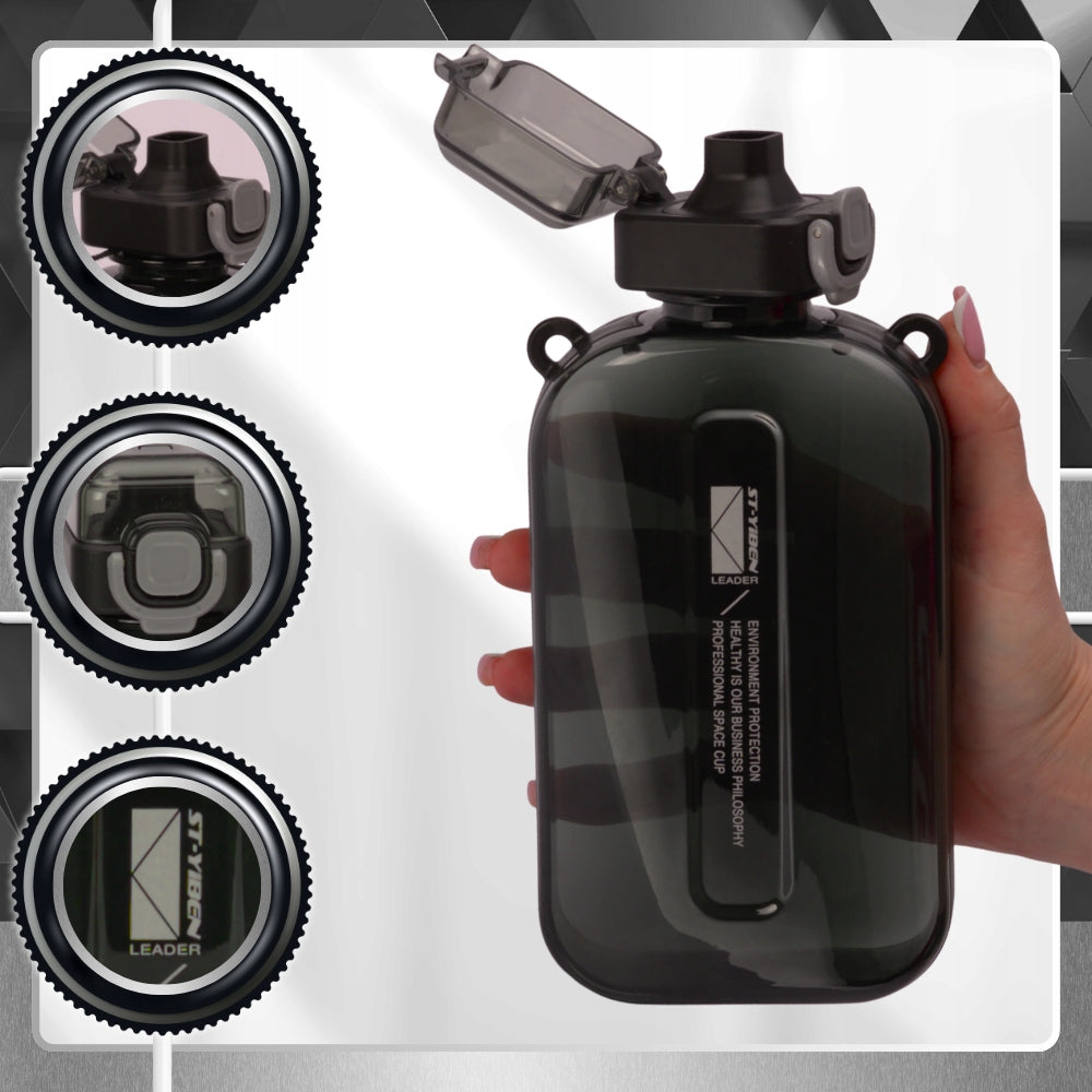 Water bottle 750ml motivational sports water bottle sealed BPA FREE TRESSARI Kind bottle