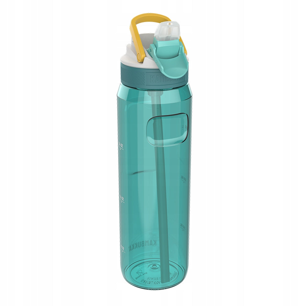 Water bottle Kambukka Lagoon 1000ml Zesty Green bottle with straw Packaging status original