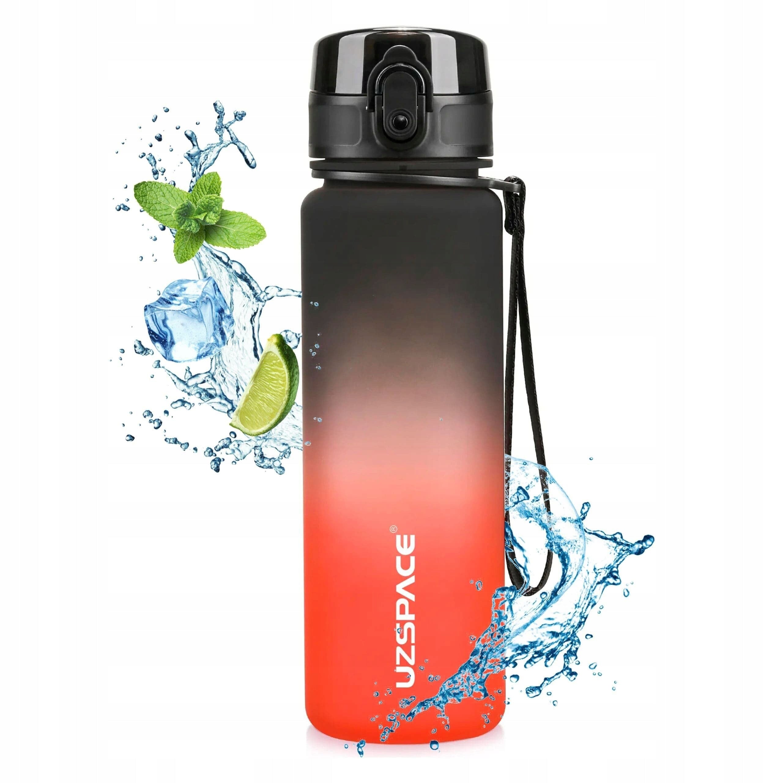 Water bottle Uzspace 500 ml Tritan Sports bottle with fruit refill