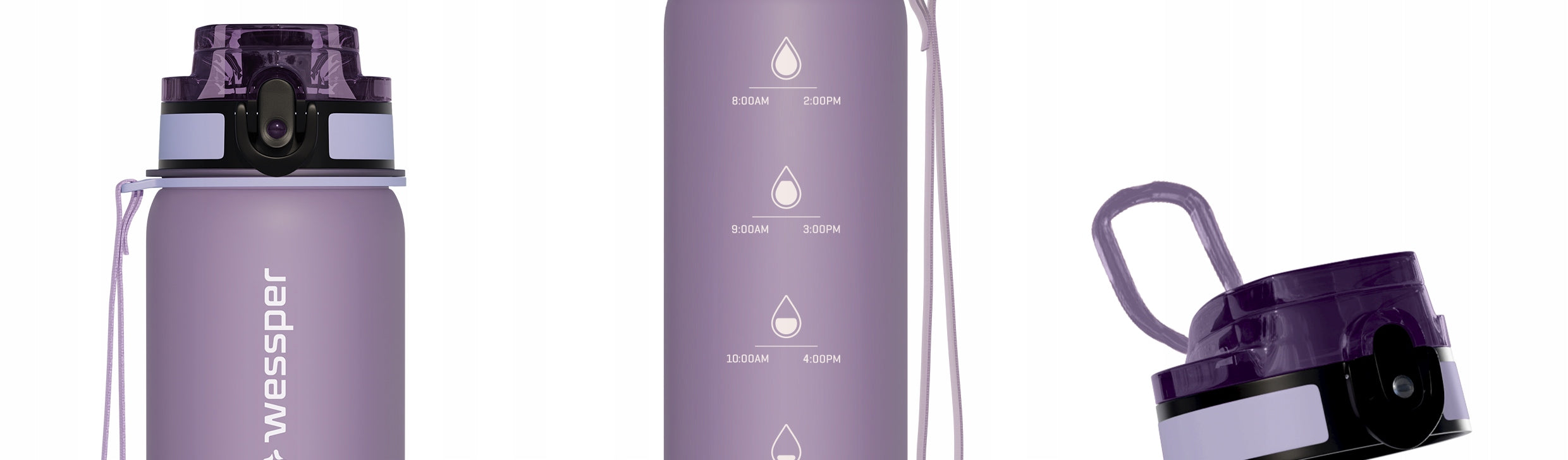 Water bottle Wessper tritan 1000 ml water bottle for fitness gyms Packaging status original