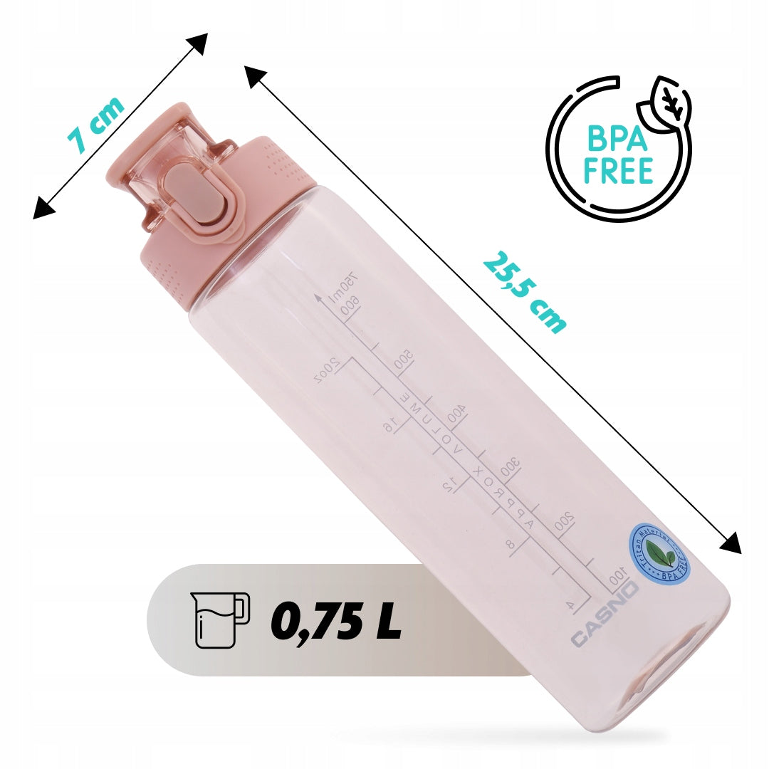 Water bottle tritan BPAfree 750 ml Volume 750 ml