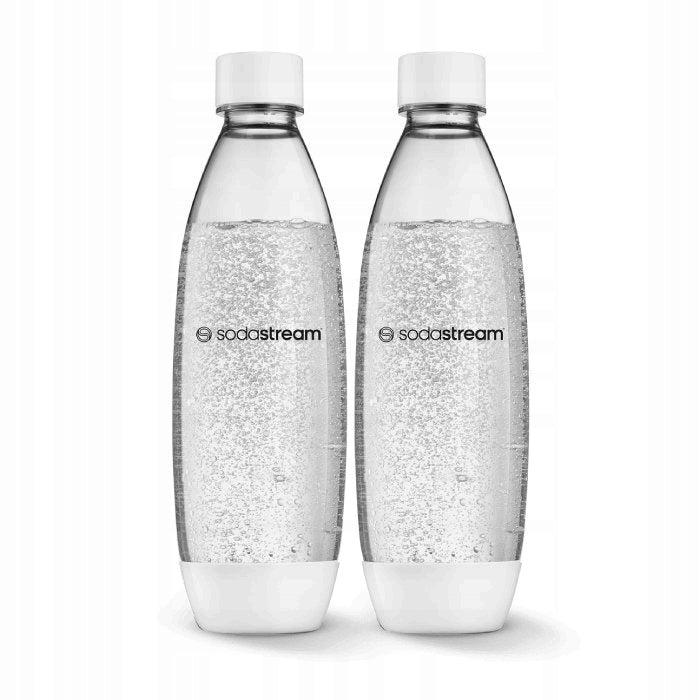 Water bottles SodaStream FUSE 2x1L white for dishwasher