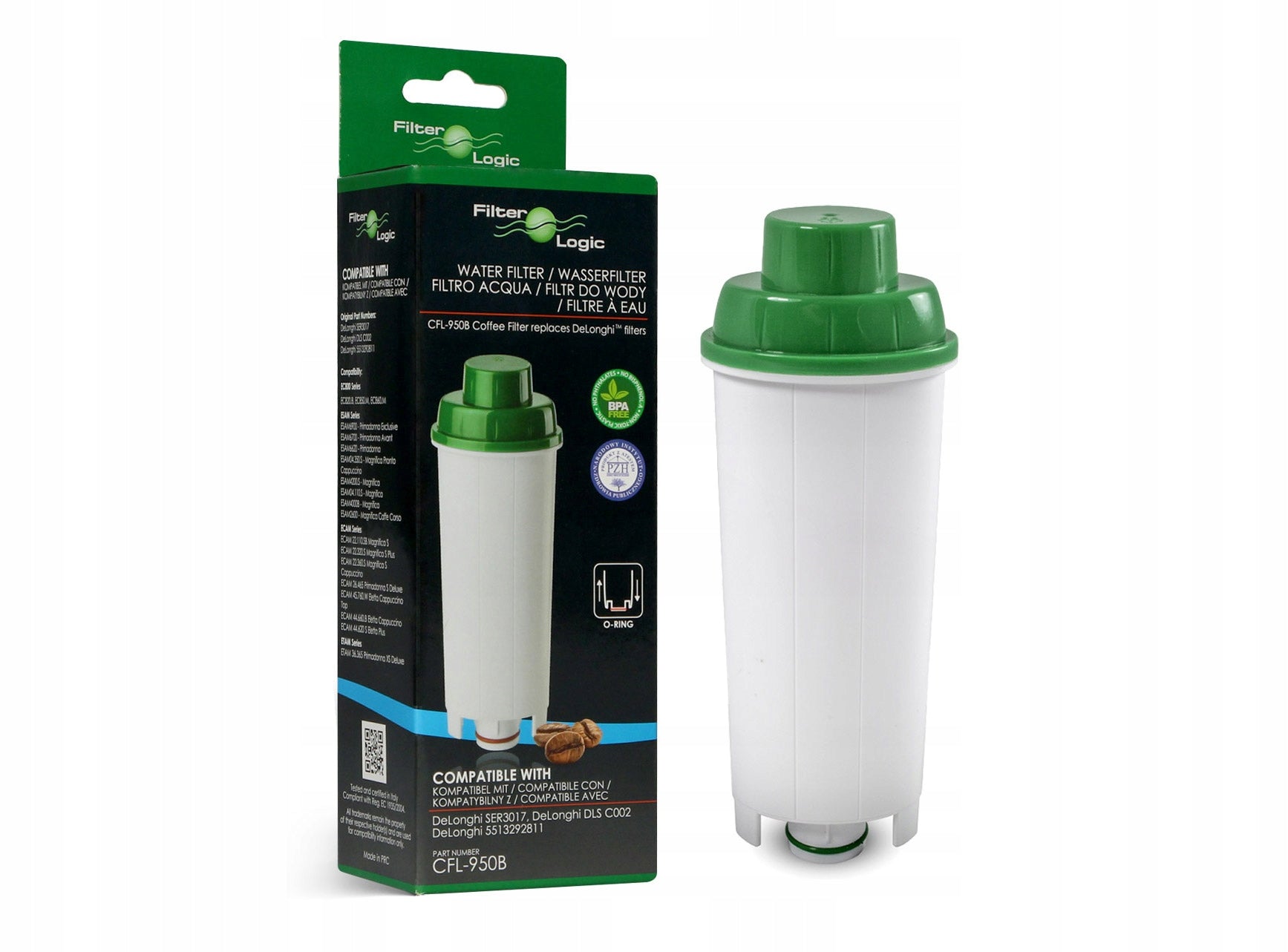 Water filter FilterLogic CFL-950B for DeLonghi DLSC002 SER3017 1 pcs.