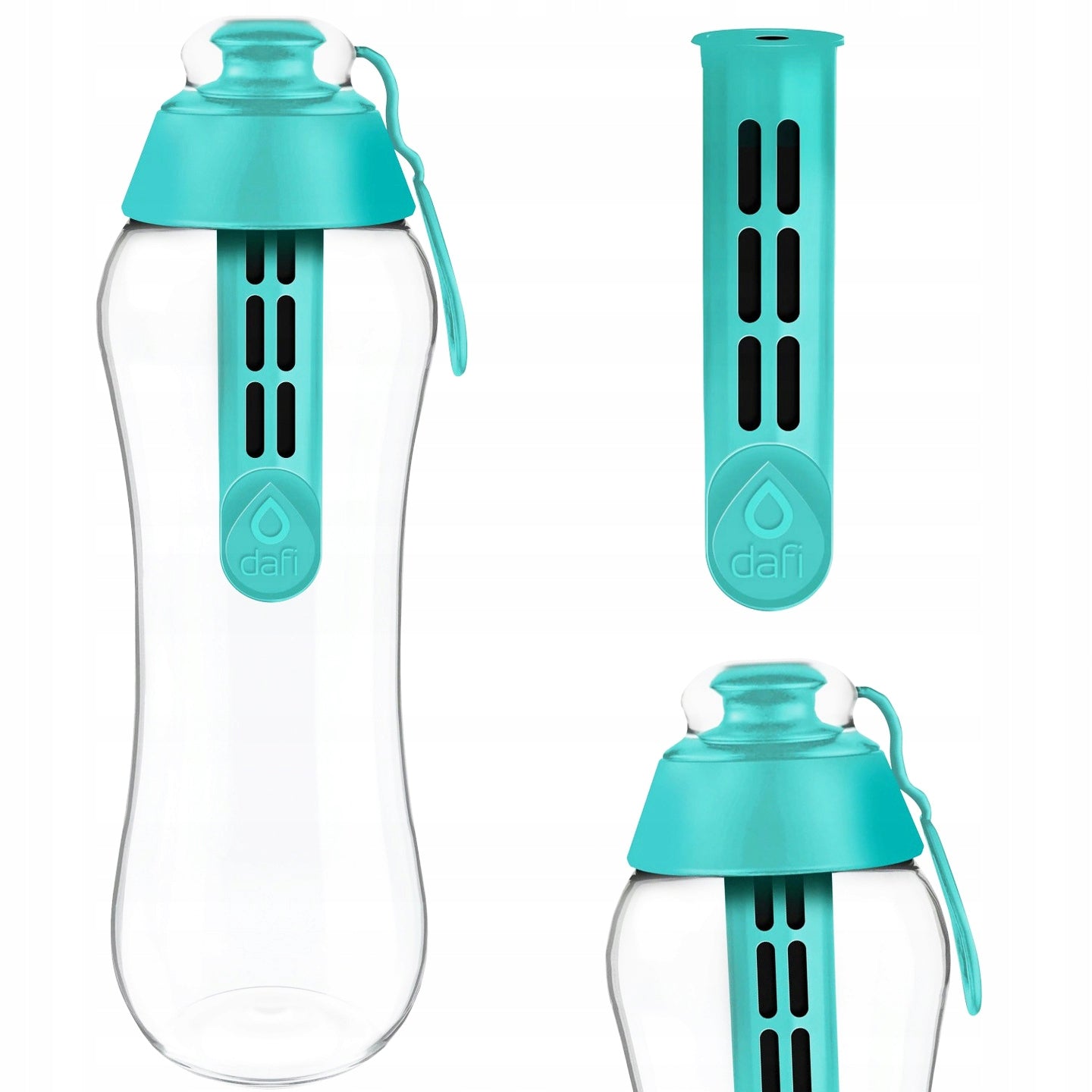 Water filter bottle 0,3L DAFI SOFT + 1 mint filter for baby