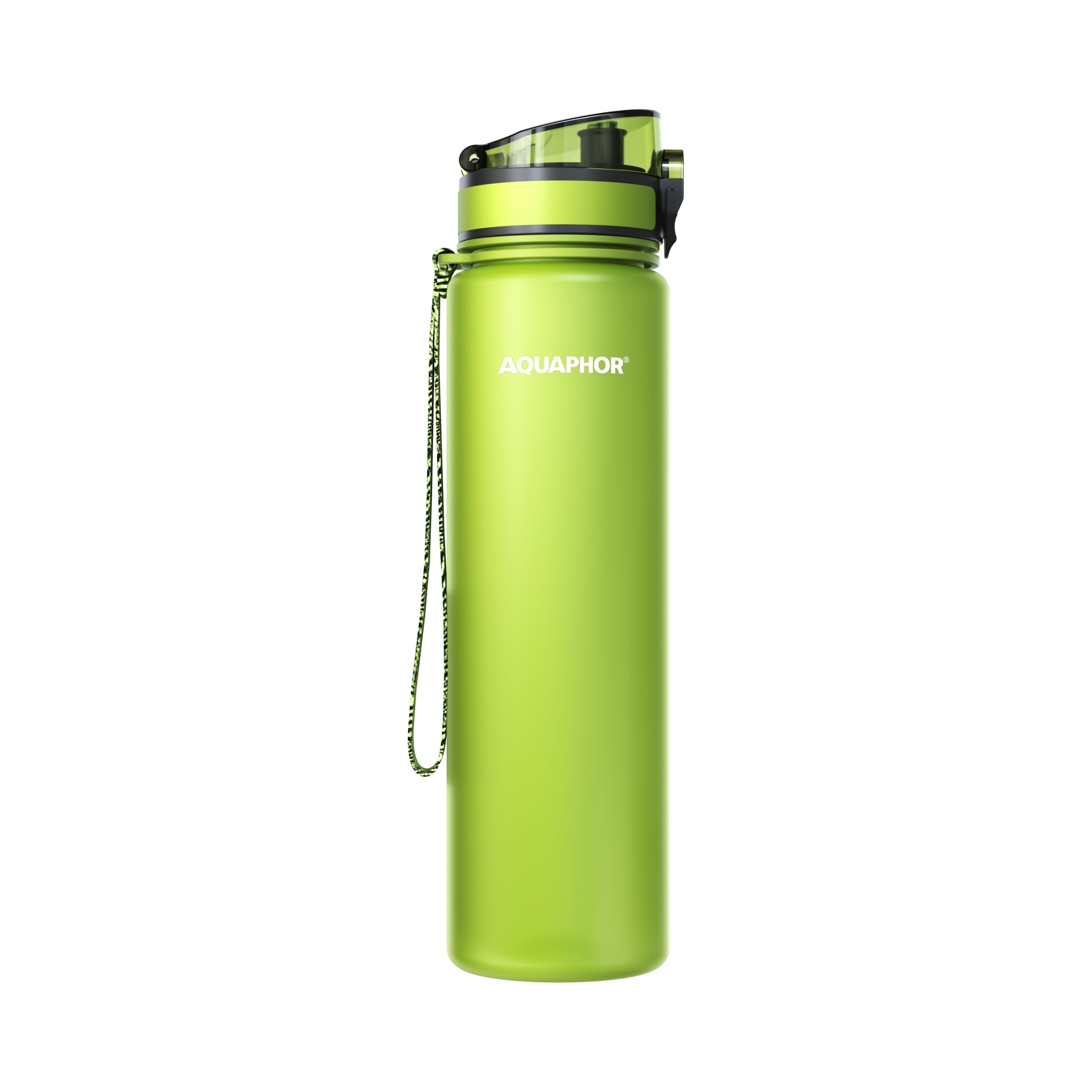 Water filter bottle AQUAPHOR CITY large water bottle + filter 1L green