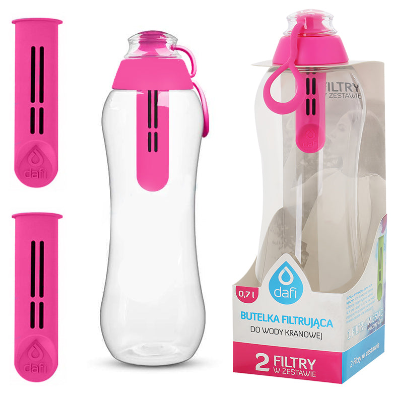 Water filter bottle DAFI 0.7L + 2 FILTERS + 3 NUTS |ORIGINAL DAFI Brand Dafi
